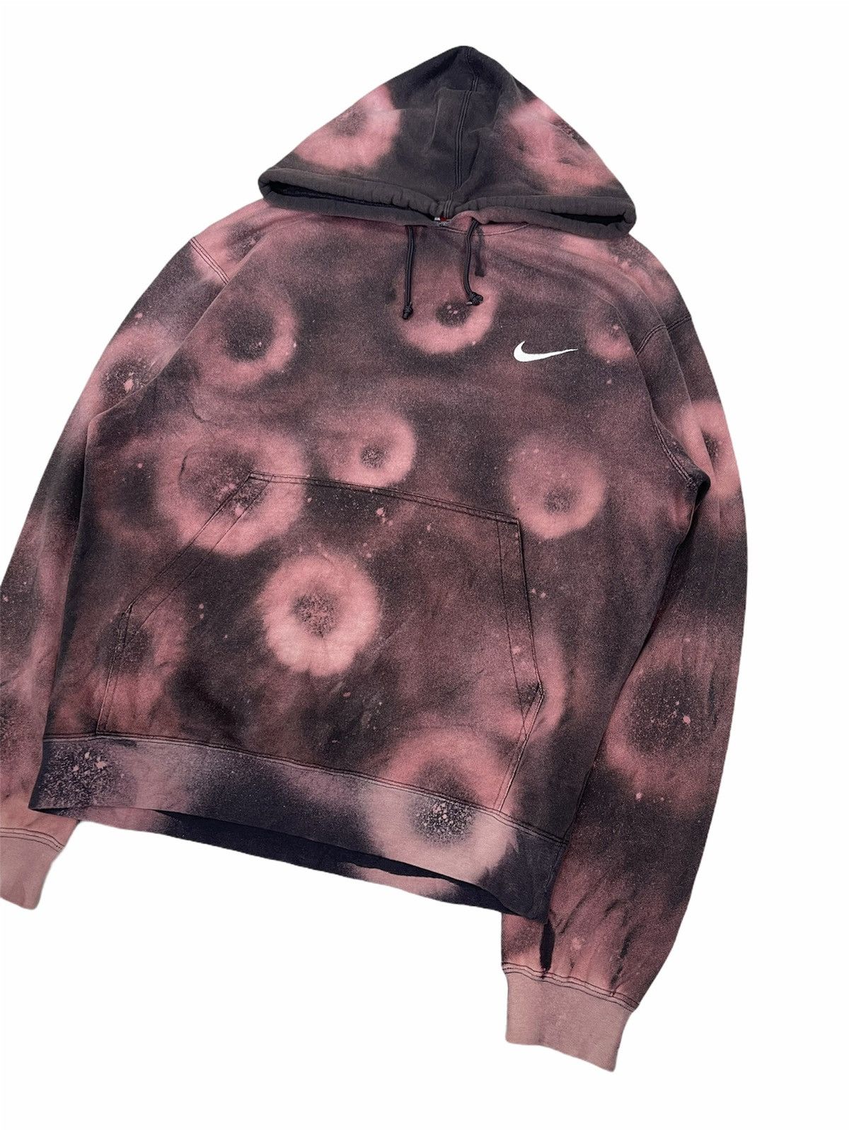 Nike VINTAGE 90s NIKE CUSTOM MADE ACID WASH HOODIES Size US XL / EU 56 / 4 - 3 Thumbnail