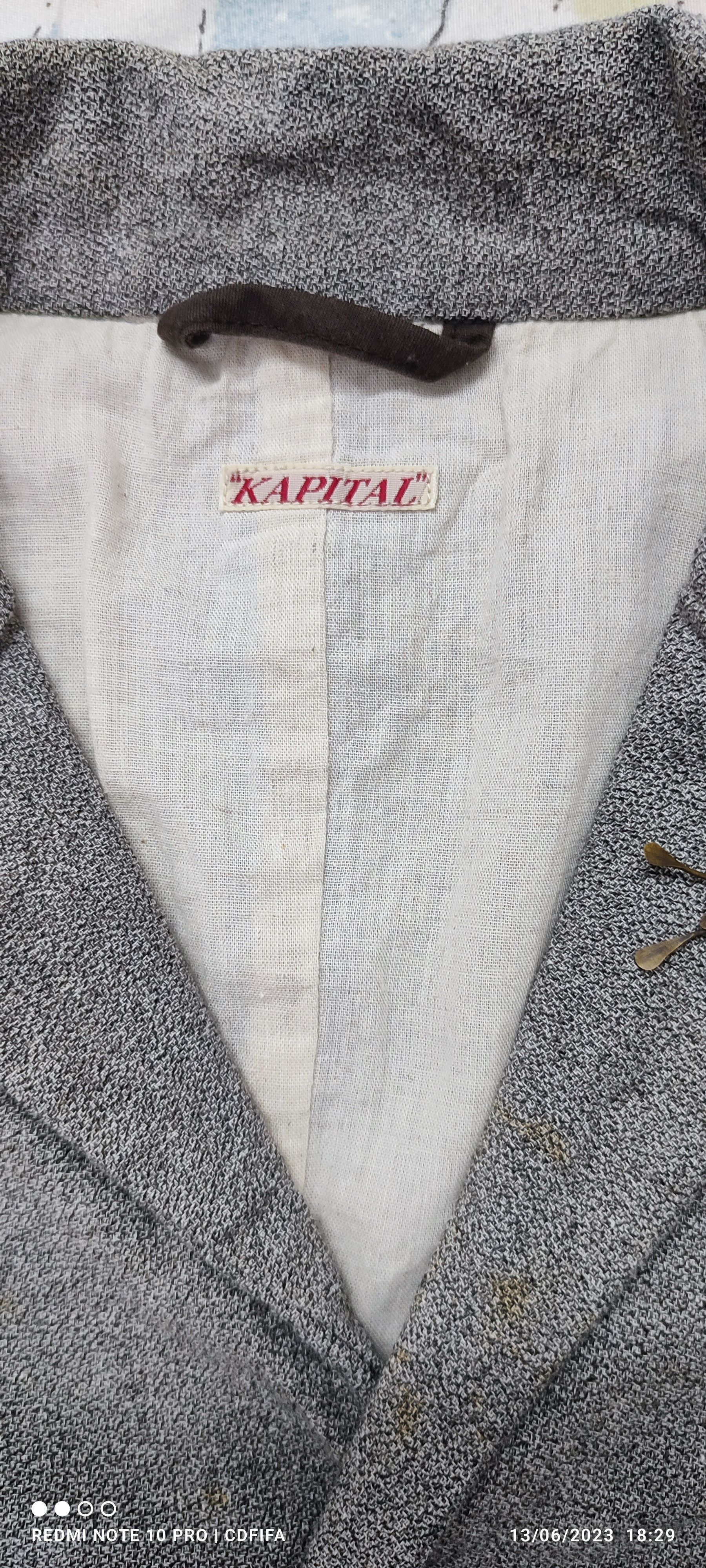 Kapital Vintage!!!🔥🔥 Deerskin Elbow Patch Kapital Wool Blazer Size US S / EU 44-46 / 1 - 7 Thumbnail