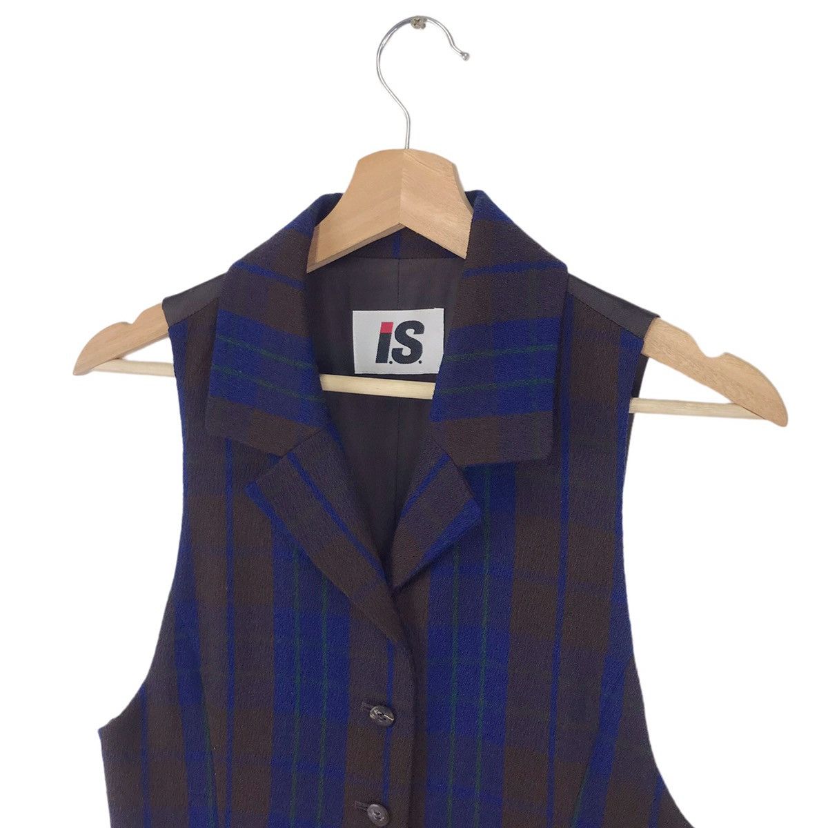 Designer × Issey Miyake Issey Miyake Tartan Vest Size US S / EU 44-46 / 1 - 4 Thumbnail