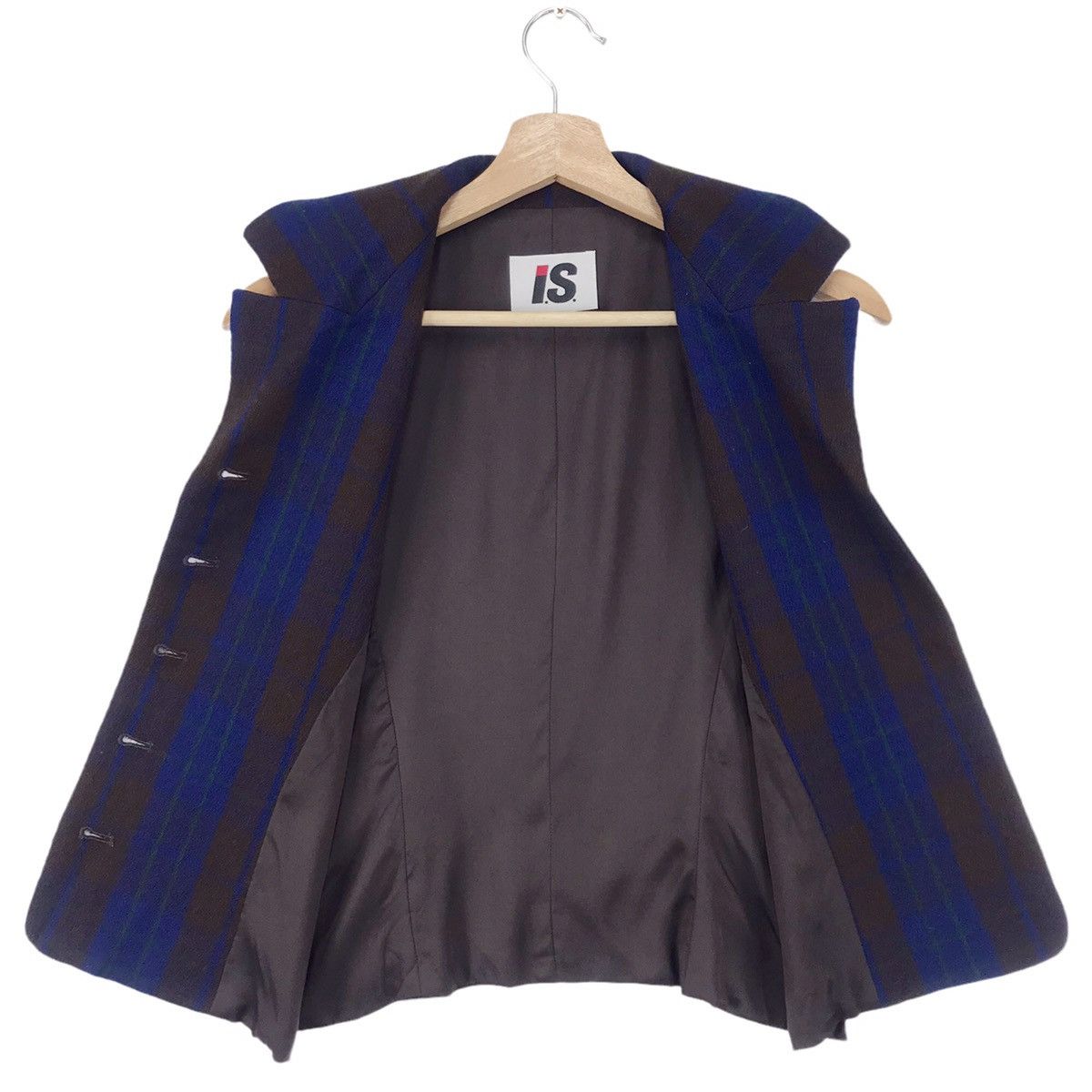Designer × Issey Miyake Issey Miyake Tartan Vest Size US S / EU 44-46 / 1 - 5 Thumbnail