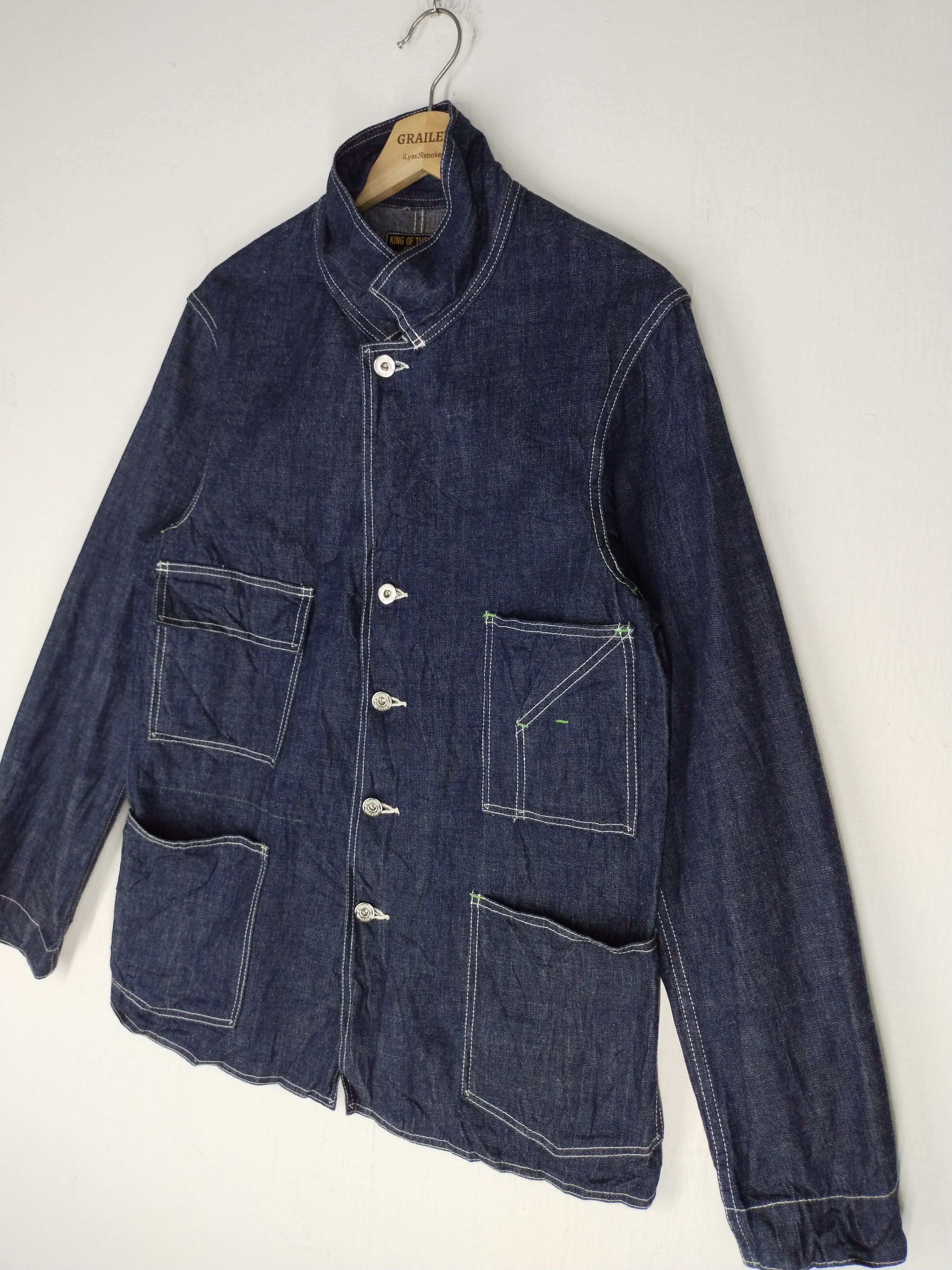 Denim & Supply Ralph Lauren 🔥 VINTAGE KING OF THE ROAD ASYMMETRICAL JACKET Size US M / EU 48-50 / 2 - 2 Thumbnail