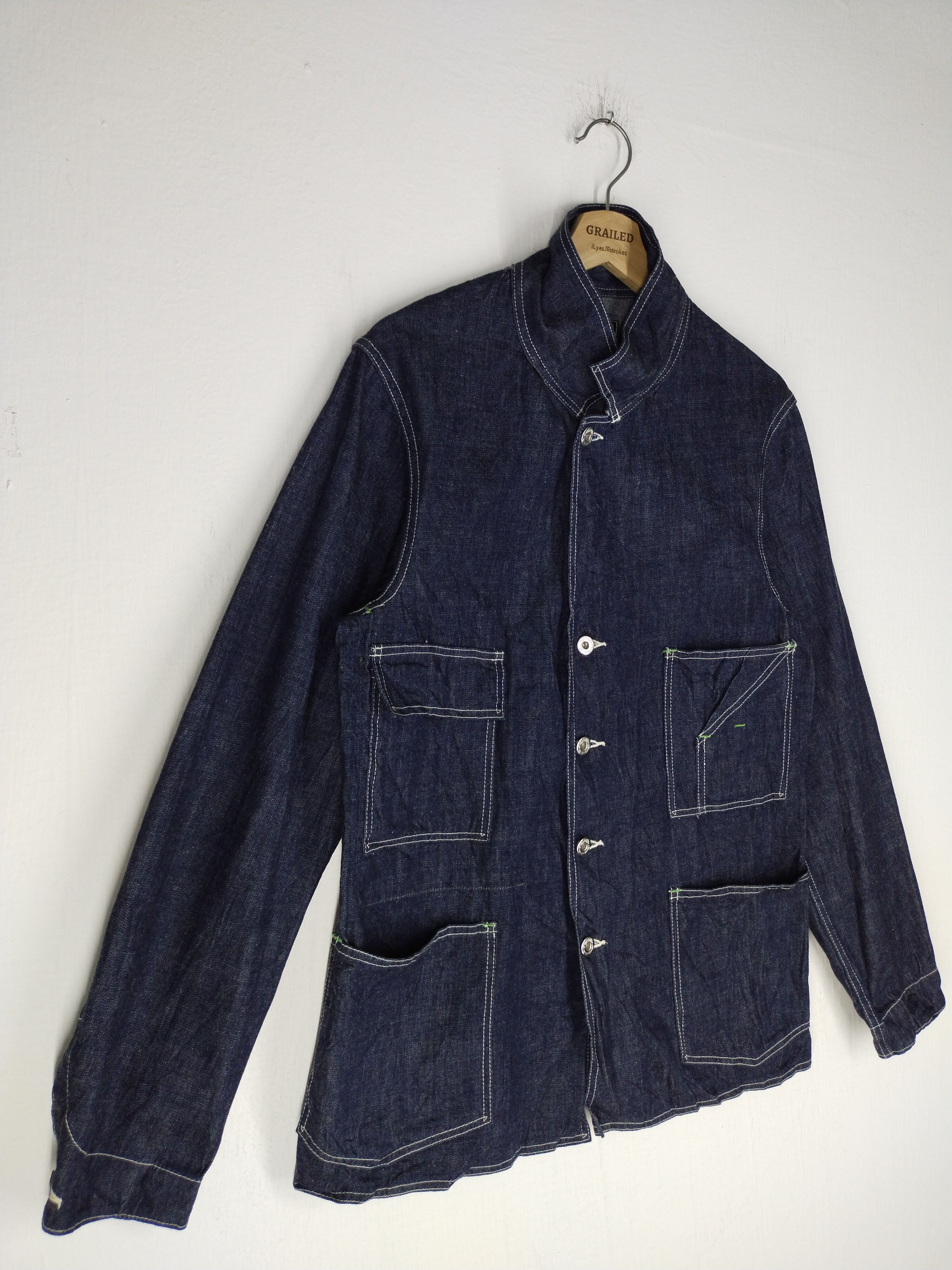 Denim & Supply Ralph Lauren 🔥 VINTAGE KING OF THE ROAD ASYMMETRICAL JACKET Size US M / EU 48-50 / 2 - 3 Thumbnail