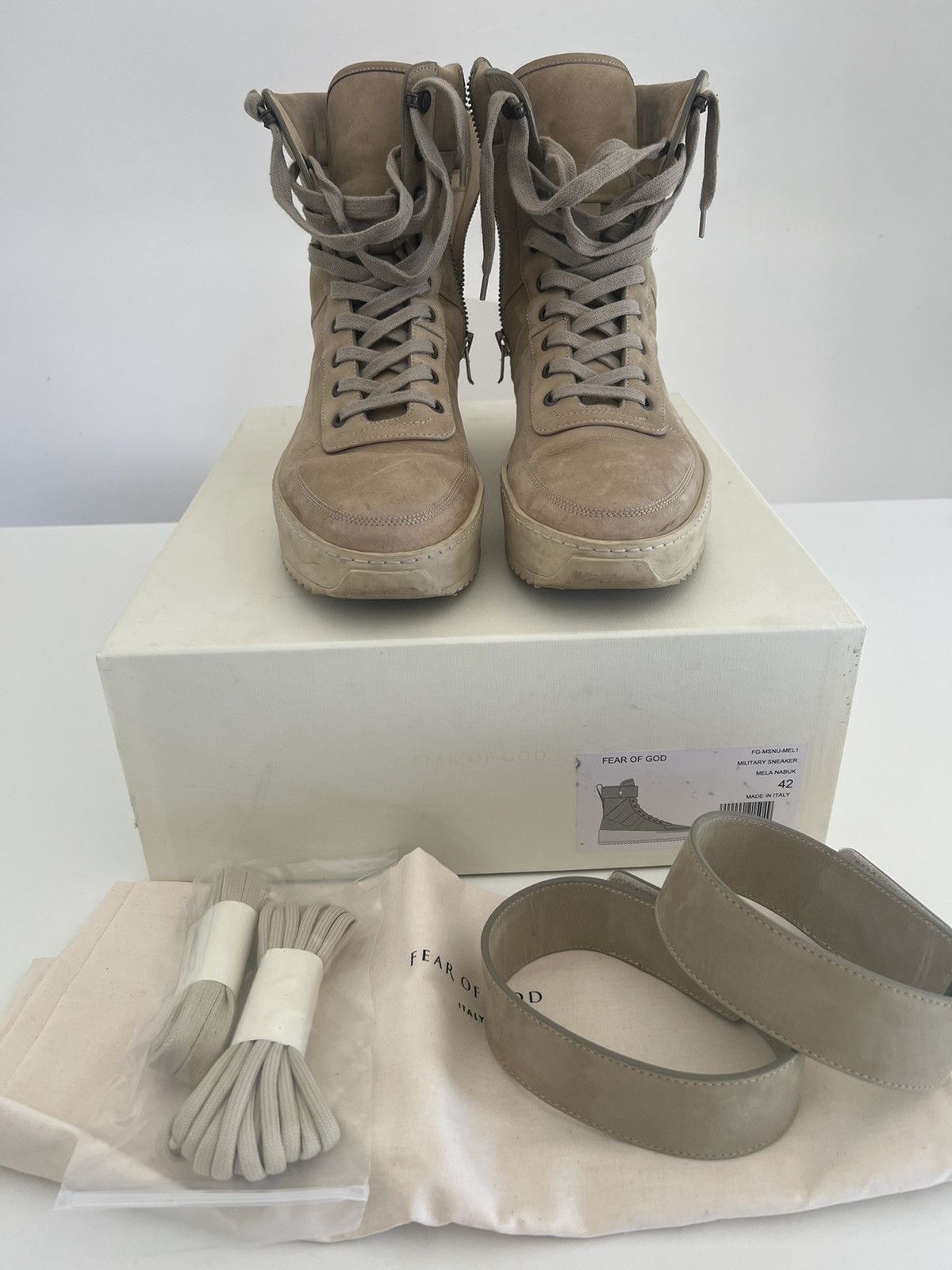 Fear of God Fear of God Military Sneaker mela Size US 9 / EU 42 - 1 Thumbnail