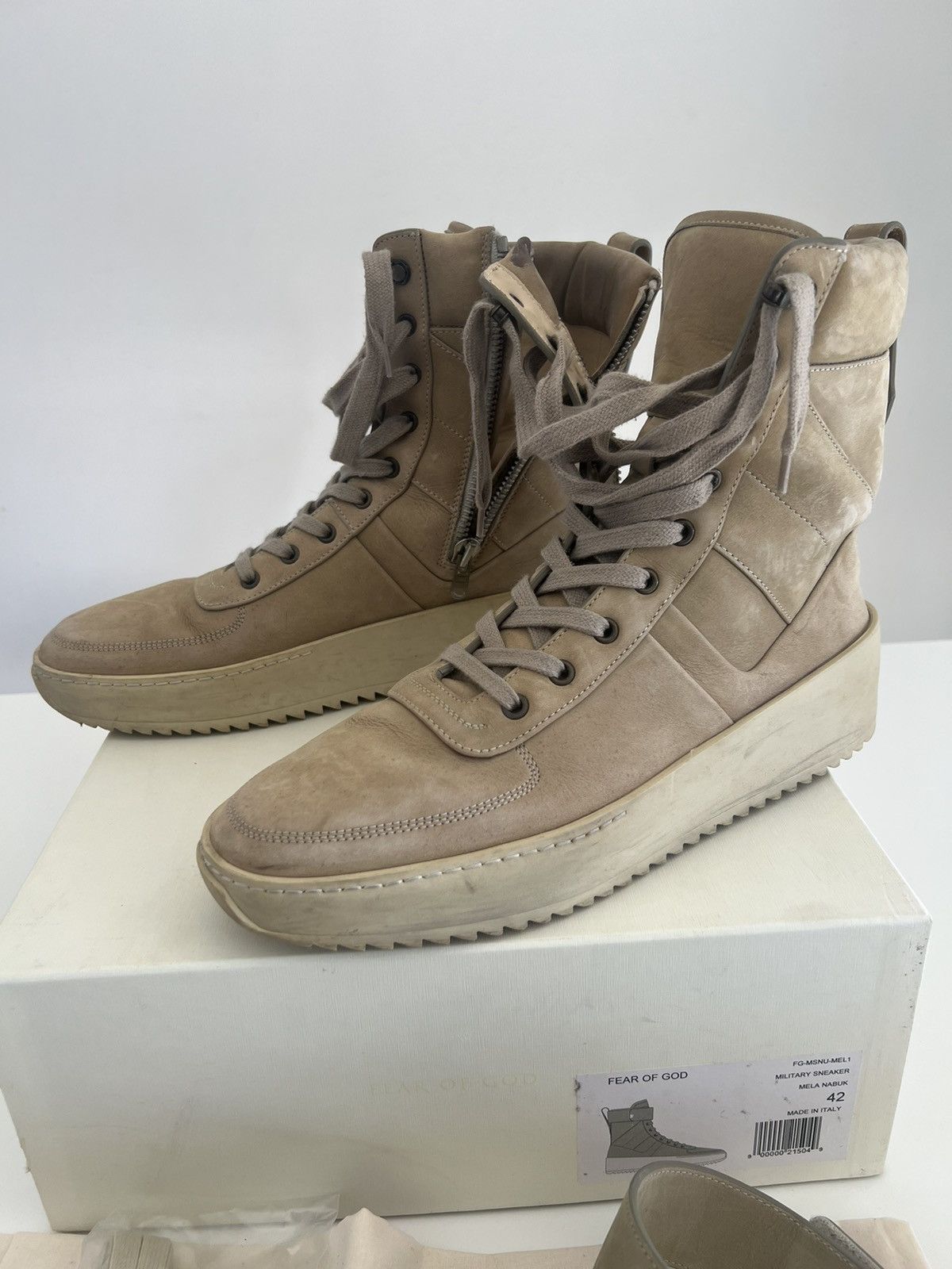 Fear of God Fear of God Military Sneaker mela Size US 9 / EU 42 - 7 Thumbnail