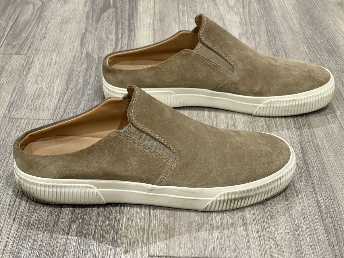Vince Vince Suede Slip On No Heel Brown Sz. 9 Size US 9 / EU 42 - 1 Thumbnail