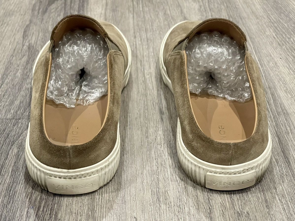 Vince Vince Suede Slip On No Heel Brown Sz. 9 Size US 9 / EU 42 - 4 Thumbnail