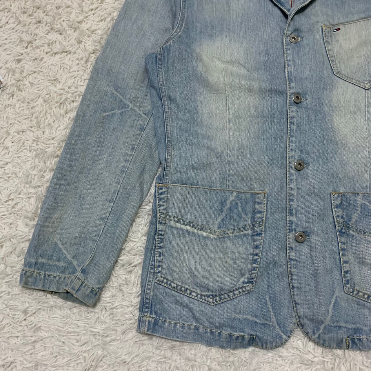 Tommy Hilfiger × Tommy Jeans × Vintage Tommy Hilfiger denim jude blazer Size US M / EU 48-50 / 2 - 5 Thumbnail