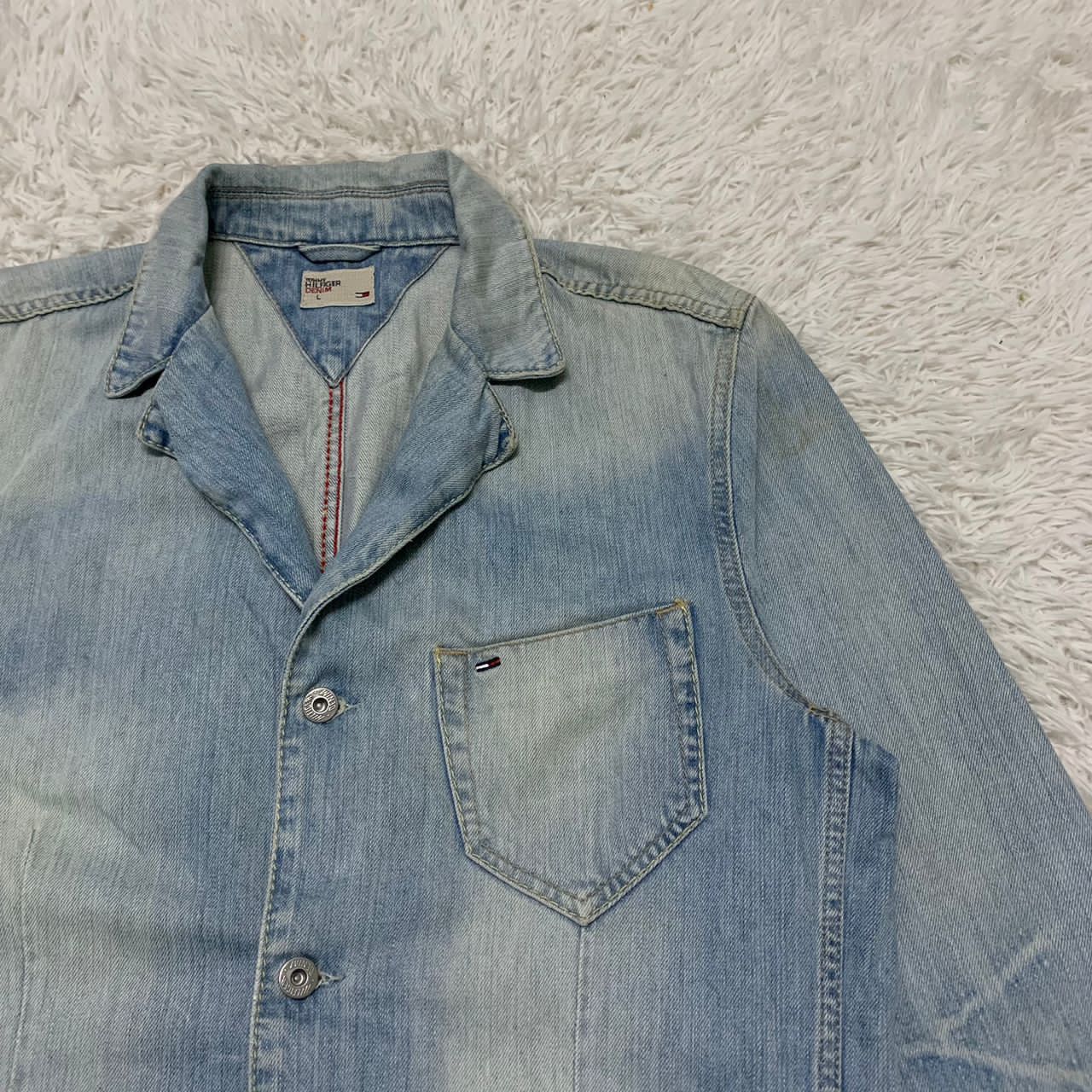Tommy Hilfiger × Tommy Jeans × Vintage Tommy Hilfiger denim jude blazer Size US M / EU 48-50 / 2 - 4 Thumbnail