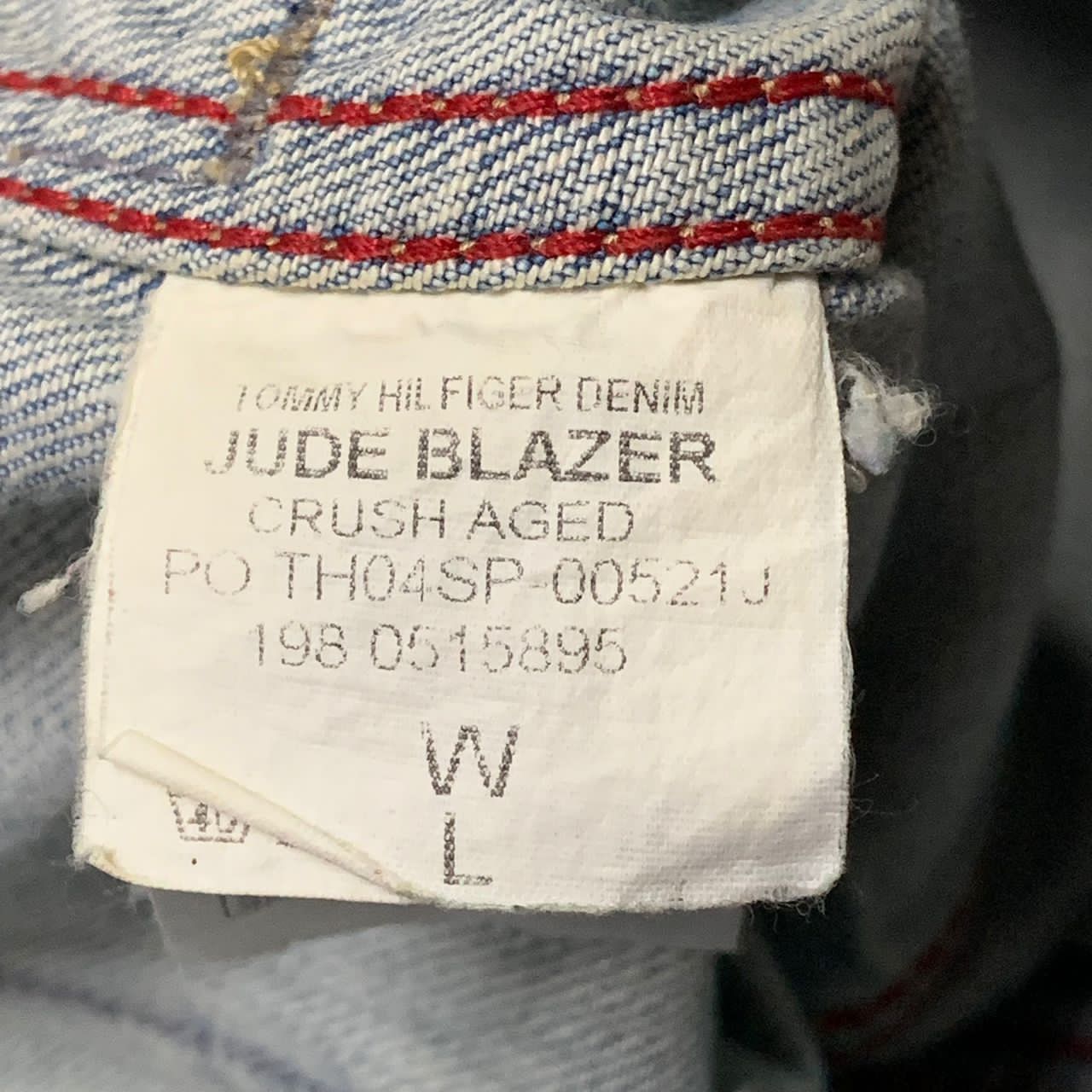 Tommy Hilfiger × Tommy Jeans × Vintage Tommy Hilfiger denim jude blazer Size US M / EU 48-50 / 2 - 10 Thumbnail