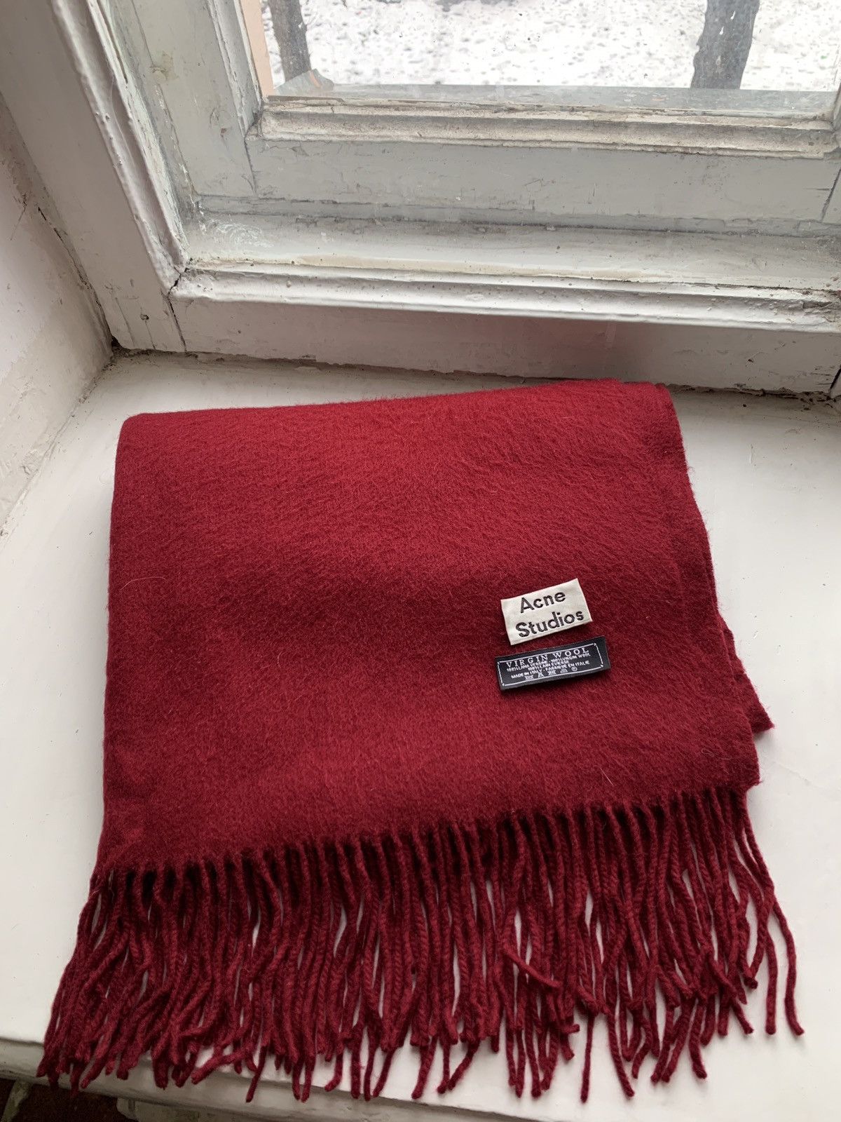 Acne Studios Acne Studios big wool scarf Size ONE SIZE - 1 Thumbnail