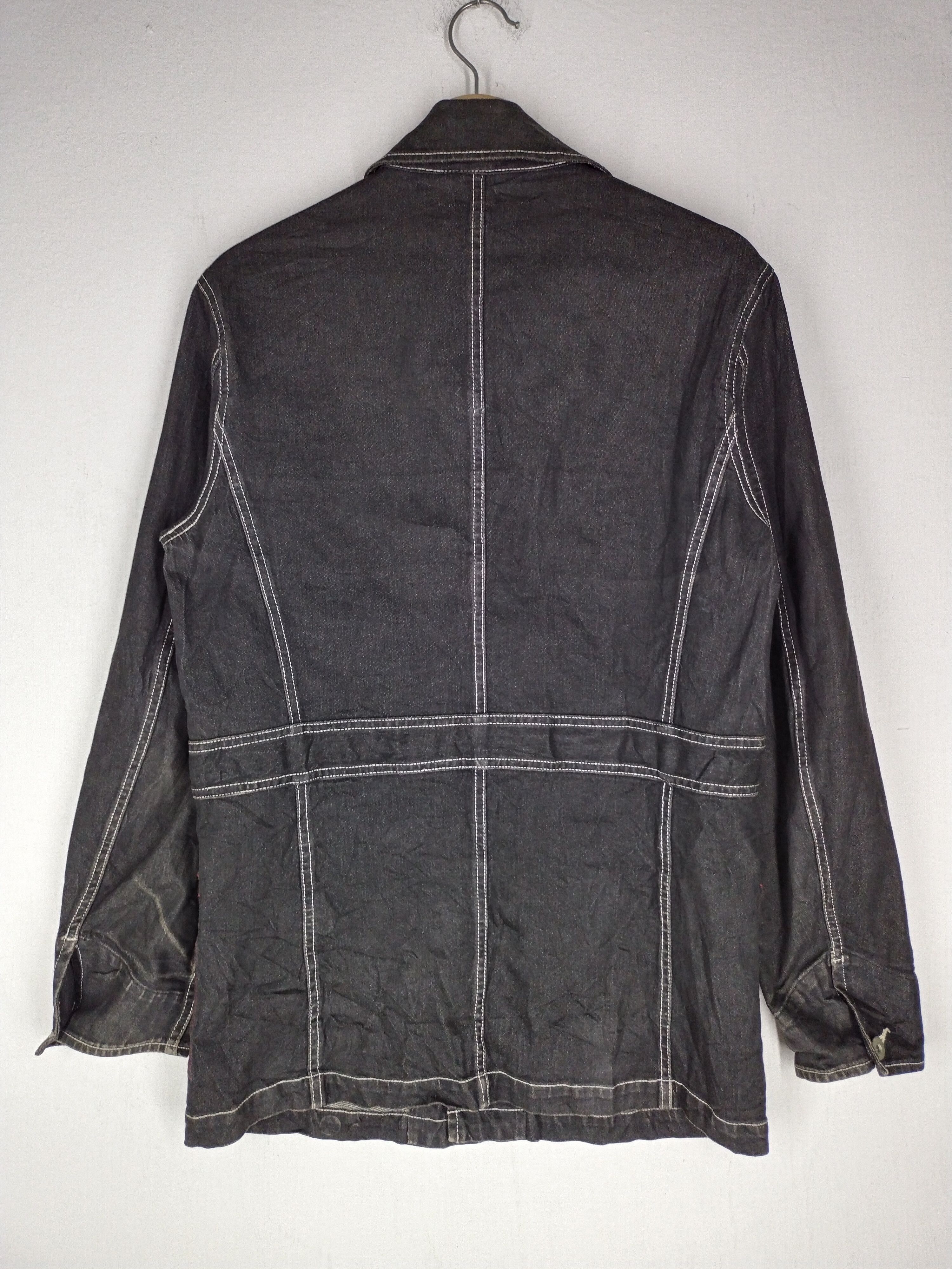 Yohji Yamamoto 🔥 INED HOMME HICKORY CHORE BUTTON JACKET Size US M / EU 48-50 / 2 - 8 Thumbnail