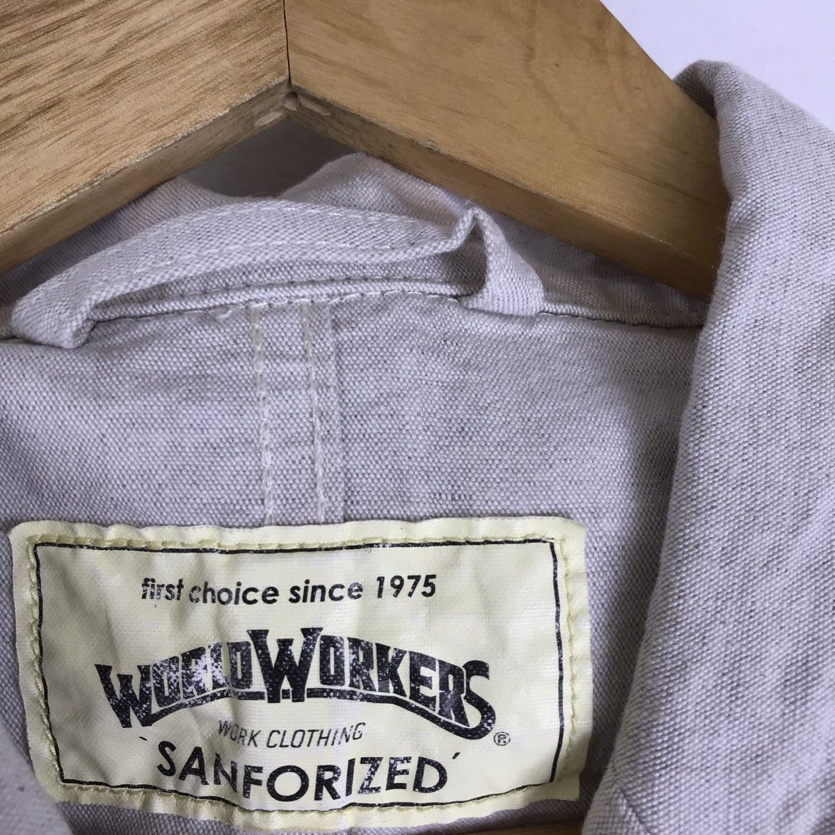 Big John × Vintage Vintage Big John Herringbone Denim Parka Workwear Jacket Size US M / EU 48-50 / 2 - 11 Thumbnail