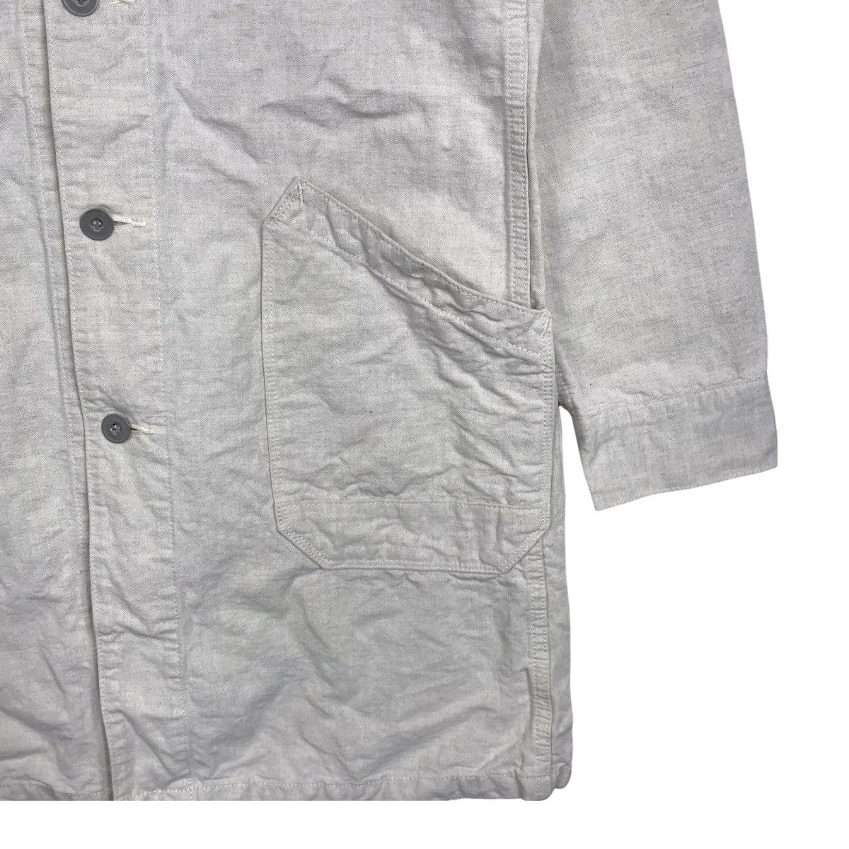 Big John × Vintage Vintage Big John Herringbone Denim Parka Workwear Jacket Size US M / EU 48-50 / 2 - 6 Thumbnail