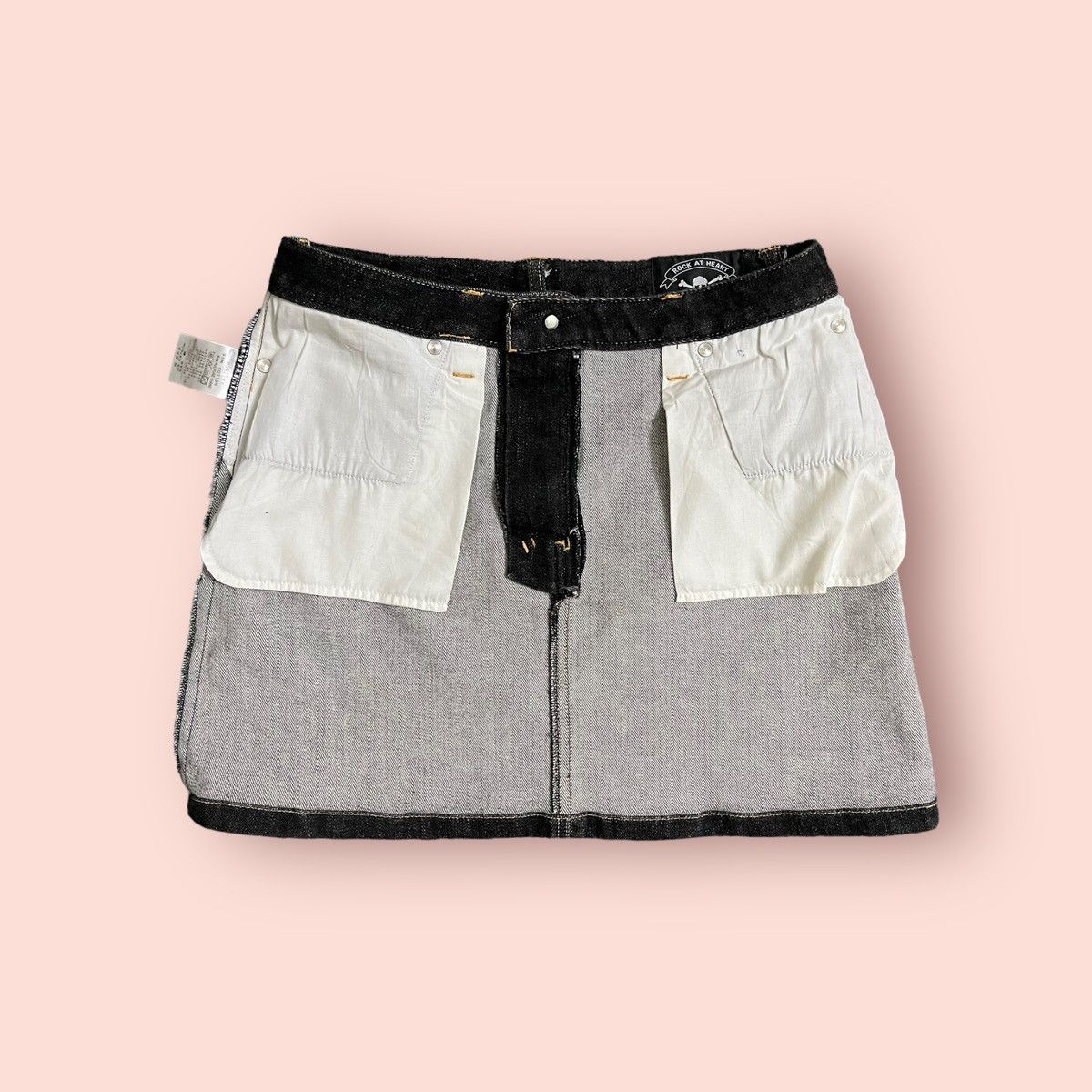 Hysteric Glamour × Japanese Brand × Seditionaries VINTAGE SUPERLOVERS LOVERS ROCK JAPAN DENIM MINI SKIRTS Size 27" / US 4 / IT 40 - 15 Thumbnail