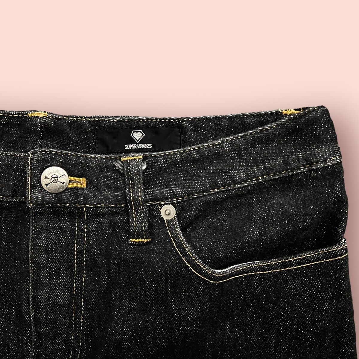 Hysteric Glamour × Japanese Brand × Seditionaries VINTAGE SUPERLOVERS LOVERS ROCK JAPAN DENIM MINI SKIRTS Size 27" / US 4 / IT 40 - 6 Thumbnail