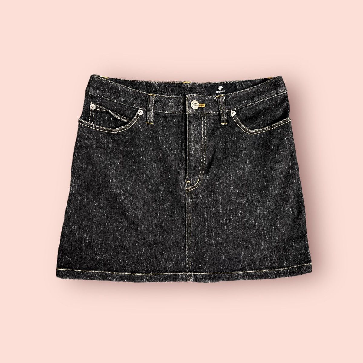 Hysteric Glamour × Japanese Brand × Seditionaries VINTAGE SUPERLOVERS LOVERS ROCK JAPAN DENIM MINI SKIRTS Size 27" / US 4 / IT 40 - 5 Thumbnail