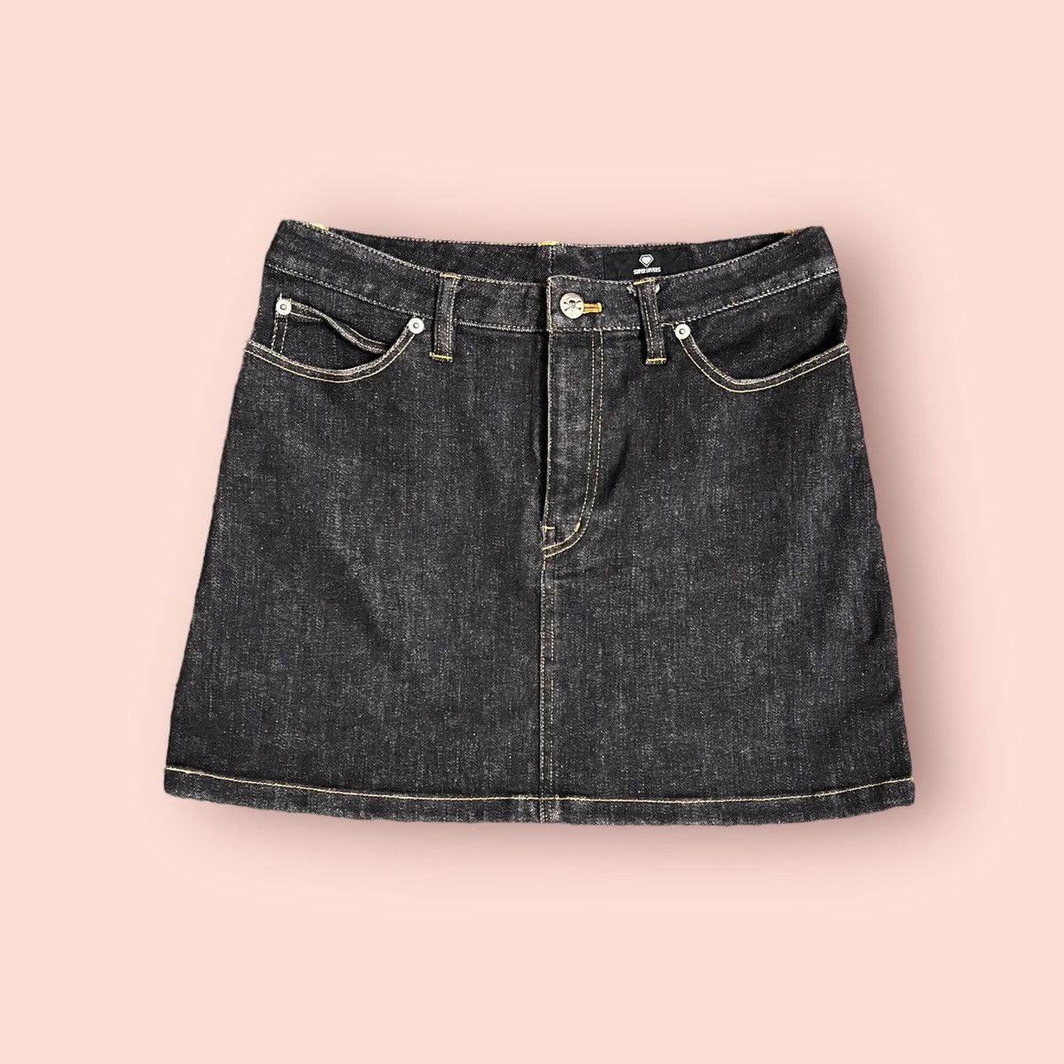 Hysteric Glamour × Japanese Brand × Seditionaries VINTAGE SUPERLOVERS LOVERS ROCK JAPAN DENIM MINI SKIRTS Size 27" / US 4 / IT 40 - 3 Thumbnail