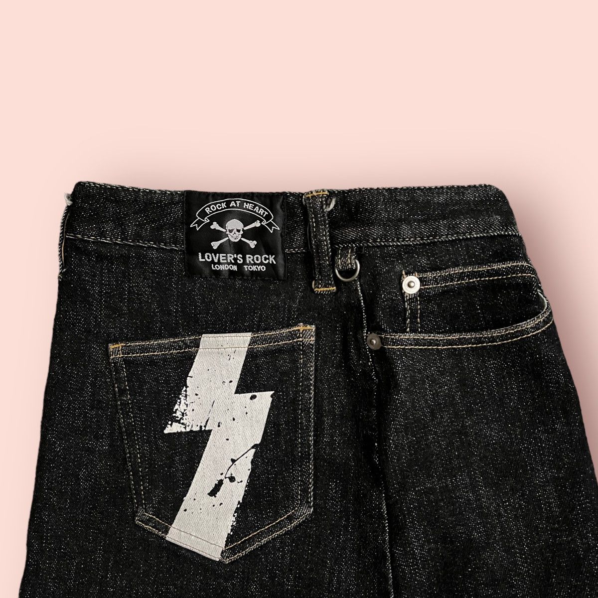 Hysteric Glamour × Japanese Brand × Seditionaries VINTAGE SUPERLOVERS LOVERS ROCK JAPAN DENIM MINI SKIRTS Size 27" / US 4 / IT 40 - 16 Thumbnail