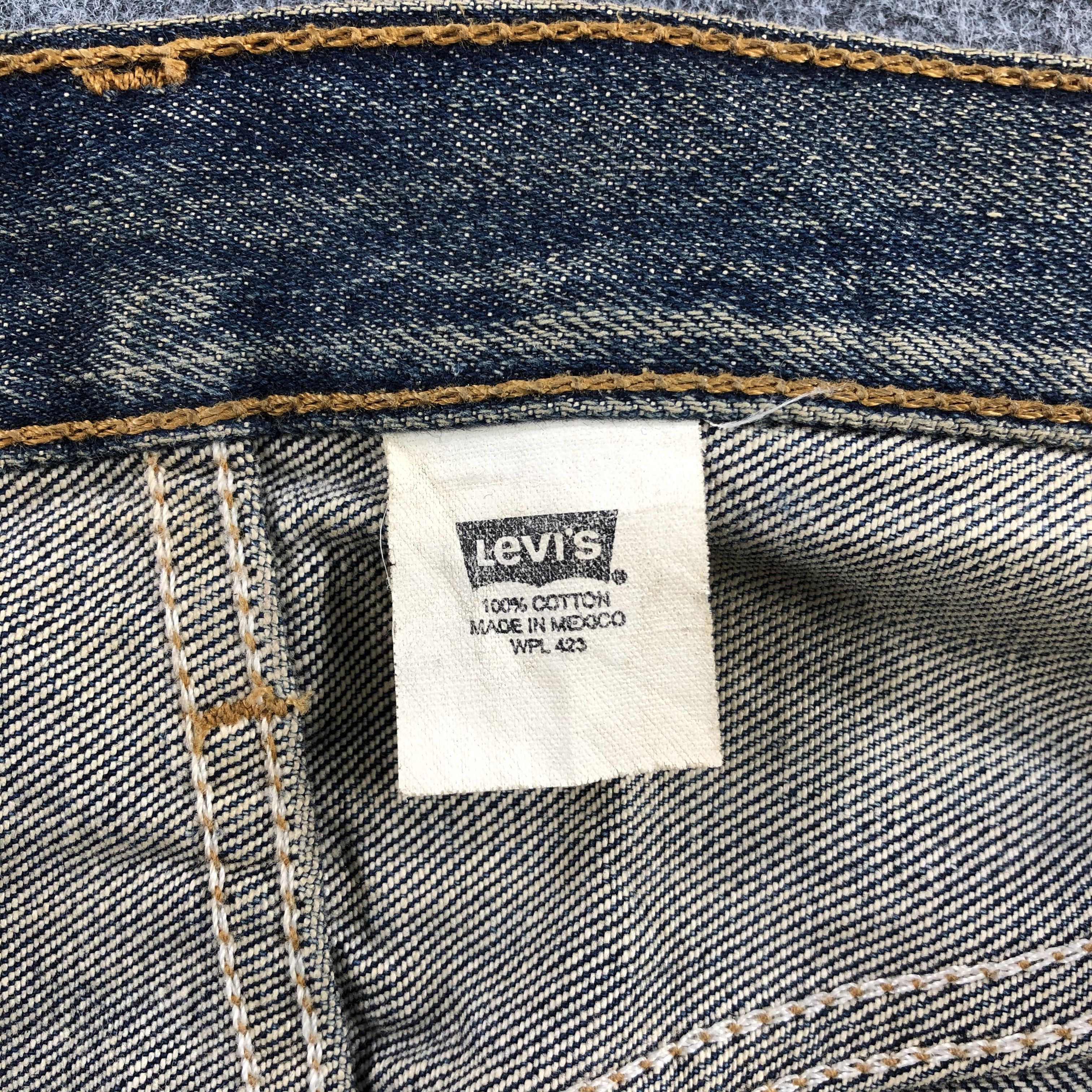 Levi's Vintage 90s Rusty Whisker Levis 501 Jeans-JM910 Size US 32 / EU 48 - 10 Thumbnail