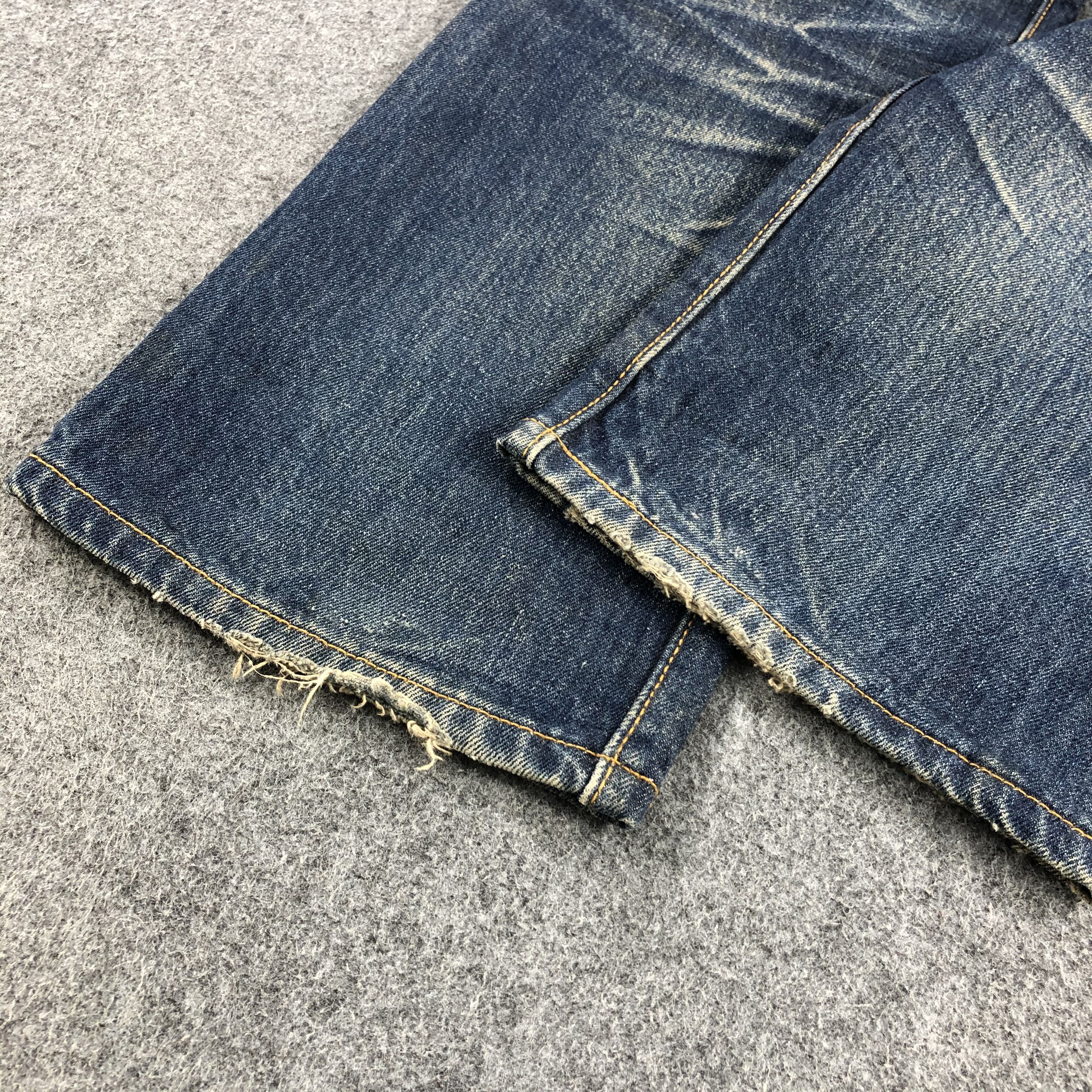 Levi's Vintage 90s Rusty Whisker Levis 501 Jeans-JM910 Size US 32 / EU 48 - 5 Thumbnail
