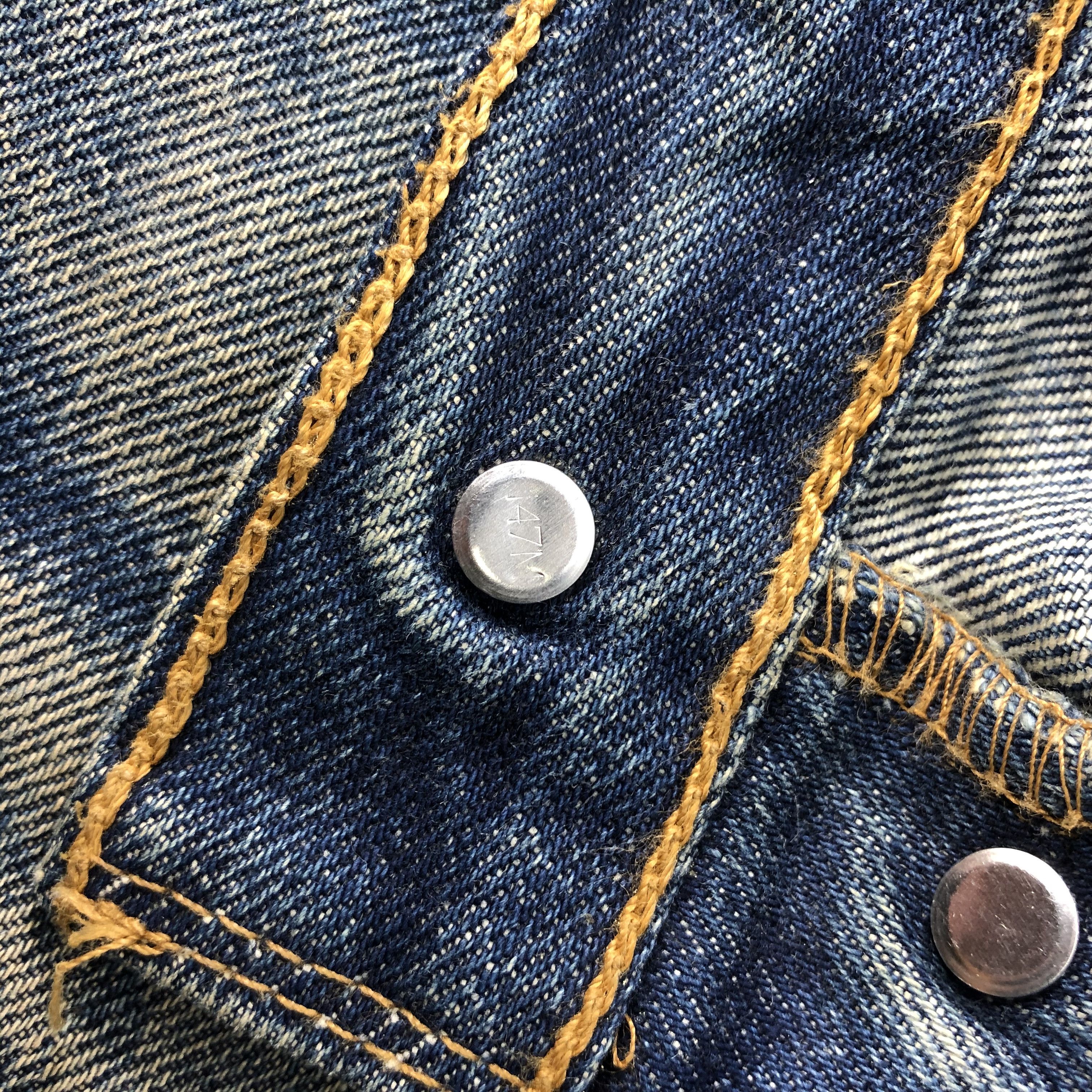 Levi's Vintage 90s Rusty Whisker Levis 501 Jeans-JM910 Size US 32 / EU 48 - 11 Thumbnail
