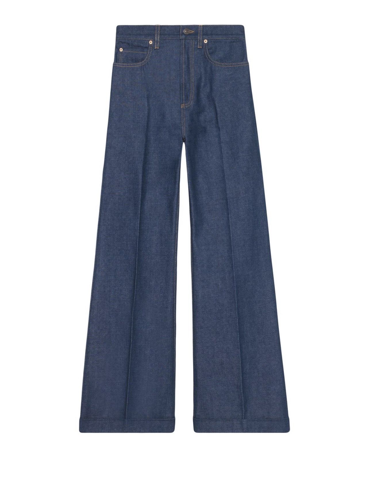 Gucci Gucci Logo Washed Denim Flare Pants Size US 32 / EU 48 - 6 Thumbnail
