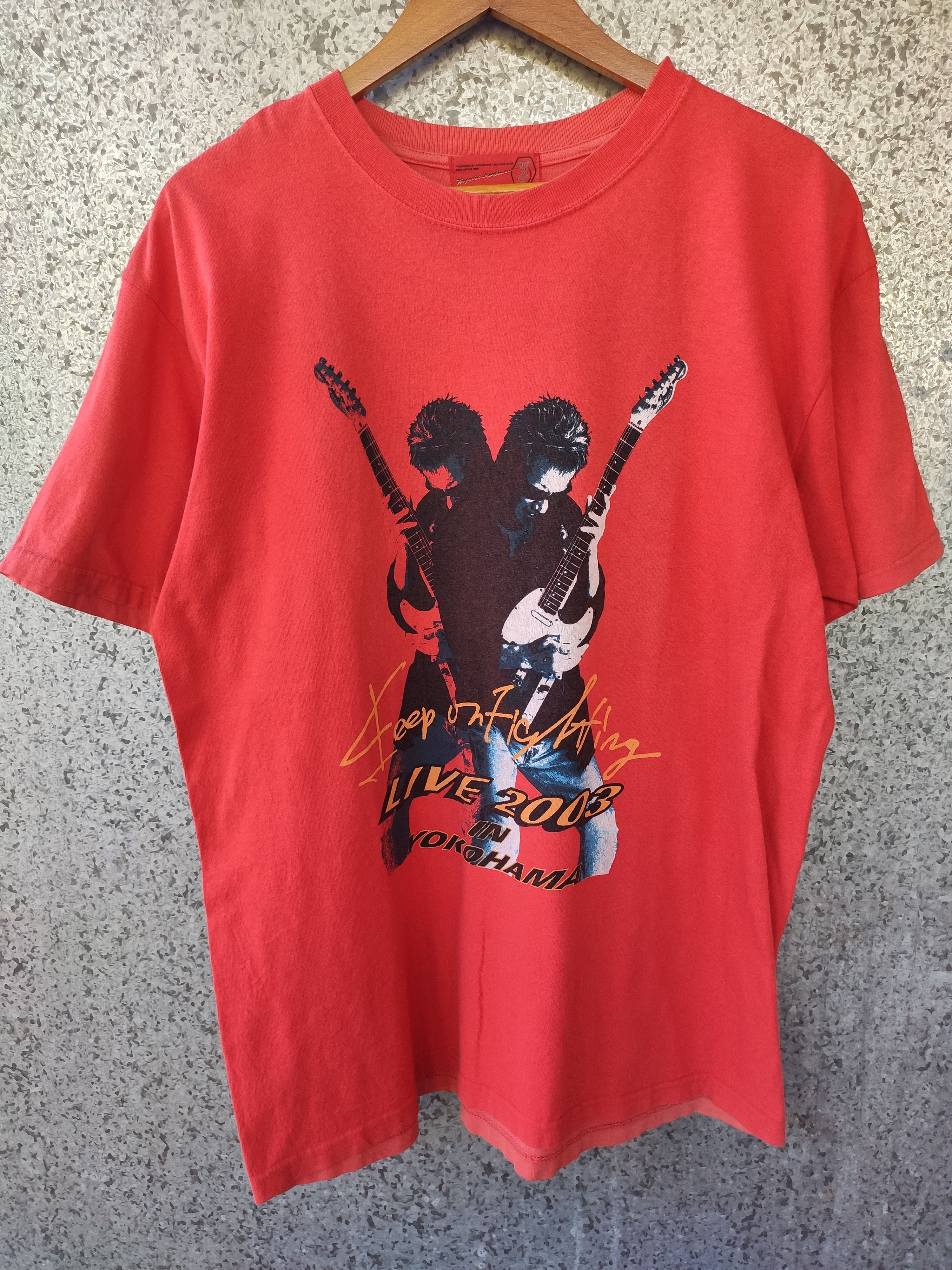 Band Tees 🔥 Vintage 00s Tsuyoshi Nagabuchi Rock Punk Band Song Writer Size US L / EU 52-54 / 3 - 1 Thumbnail