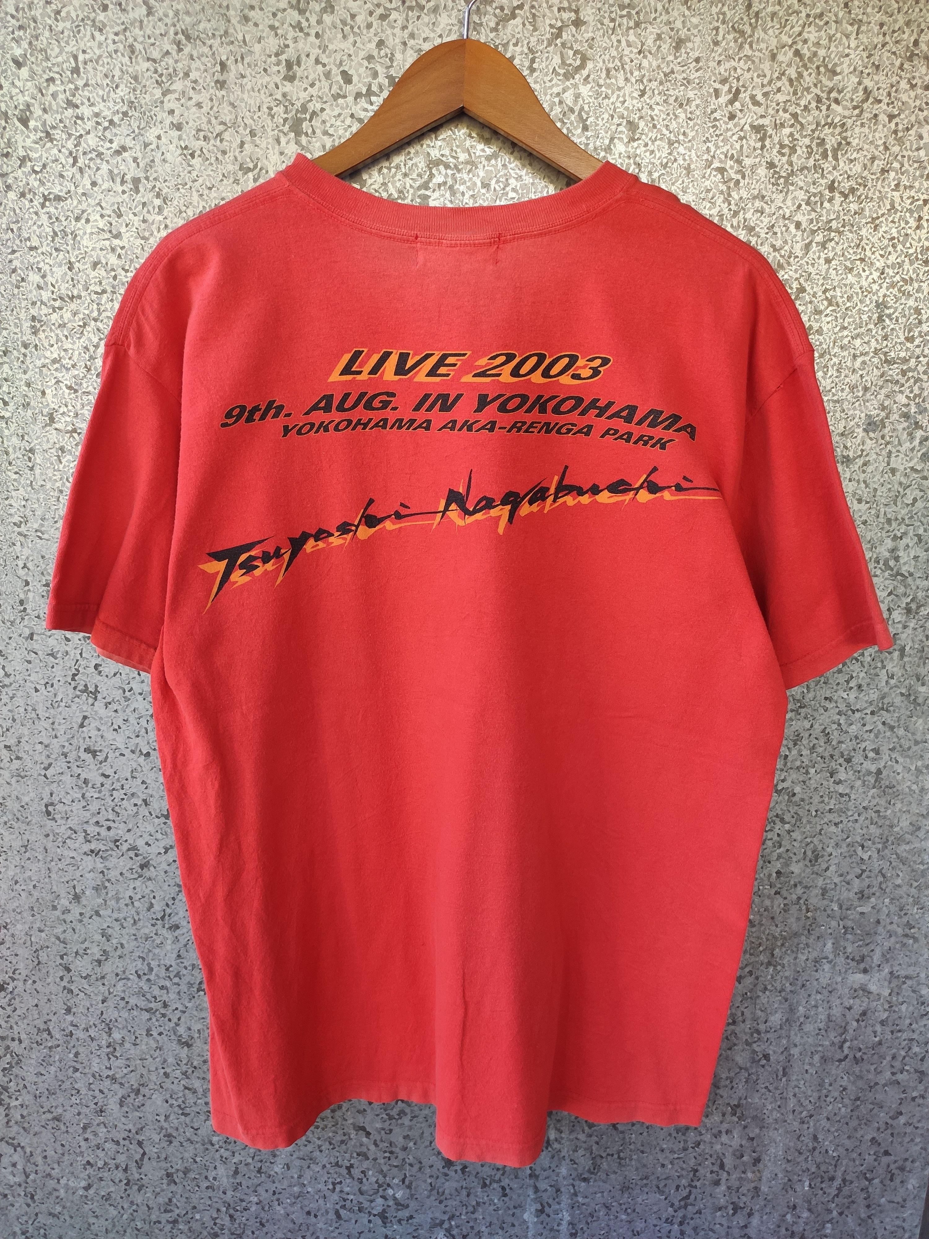 Band Tees 🔥 Vintage 00s Tsuyoshi Nagabuchi Rock Punk Band Song Writer Size US L / EU 52-54 / 3 - 3 Thumbnail