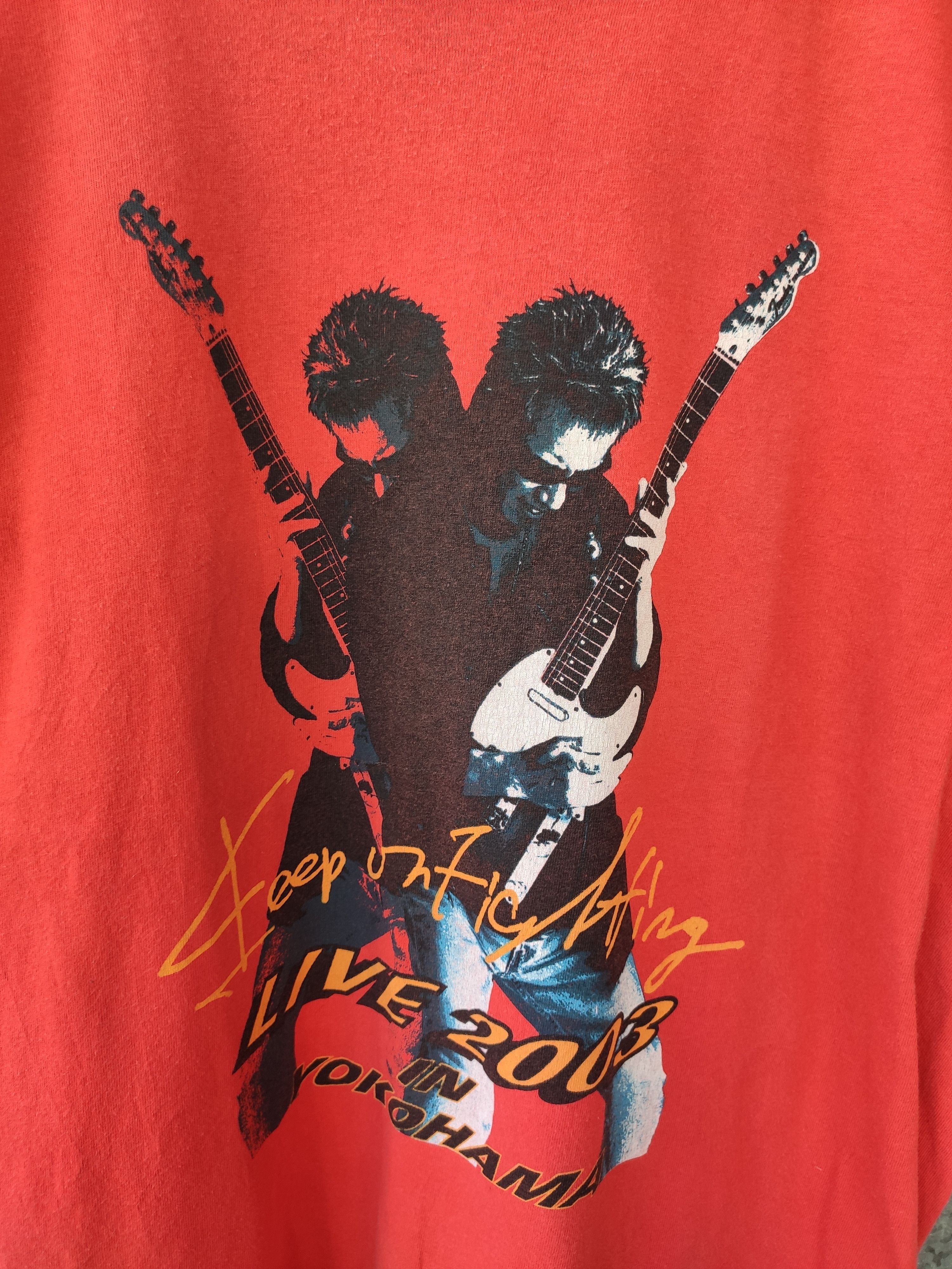 Band Tees 🔥 Vintage 00s Tsuyoshi Nagabuchi Rock Punk Band Song Writer Size US L / EU 52-54 / 3 - 2 Thumbnail