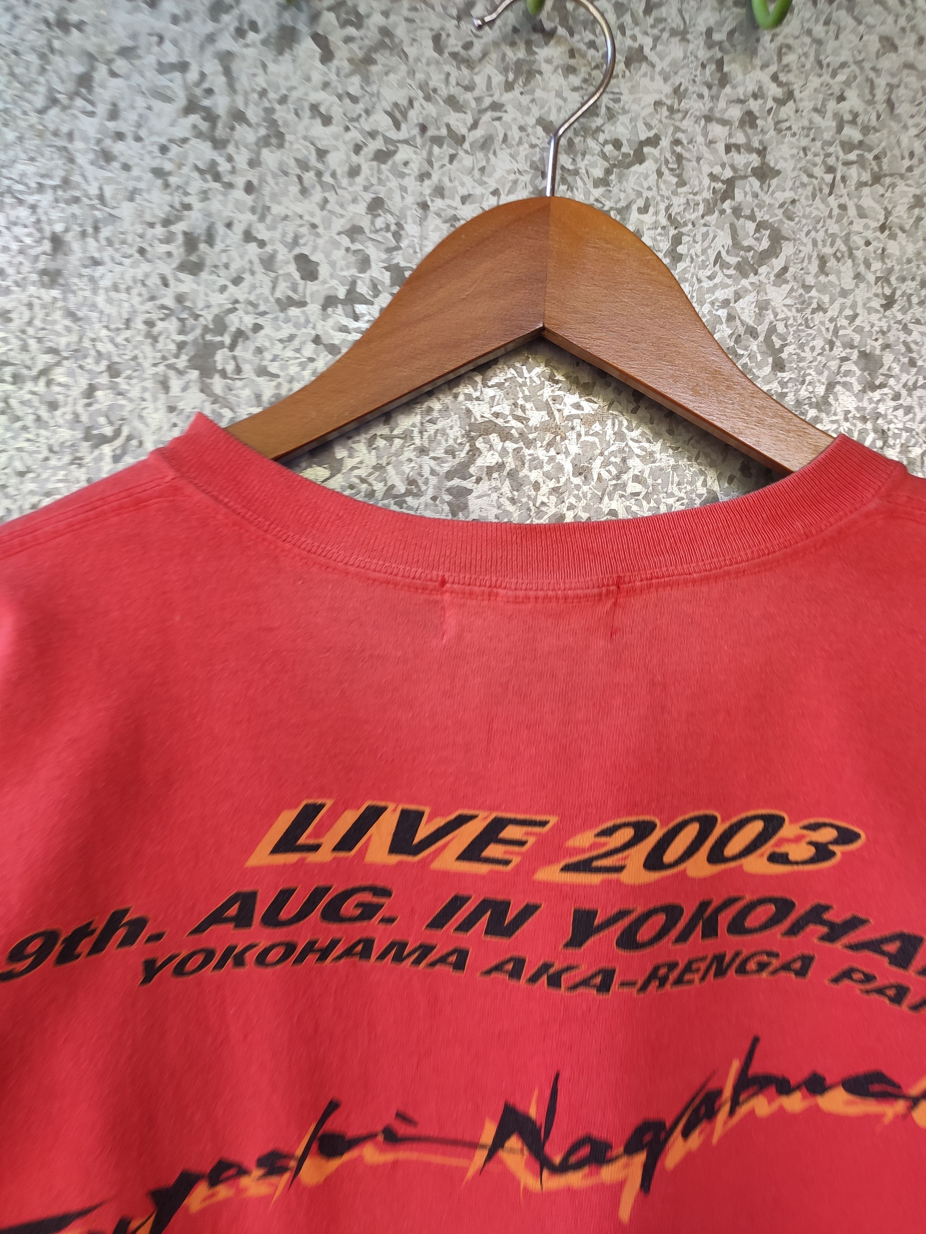 Band Tees 🔥 Vintage 00s Tsuyoshi Nagabuchi Rock Punk Band Song Writer Size US L / EU 52-54 / 3 - 4 Thumbnail
