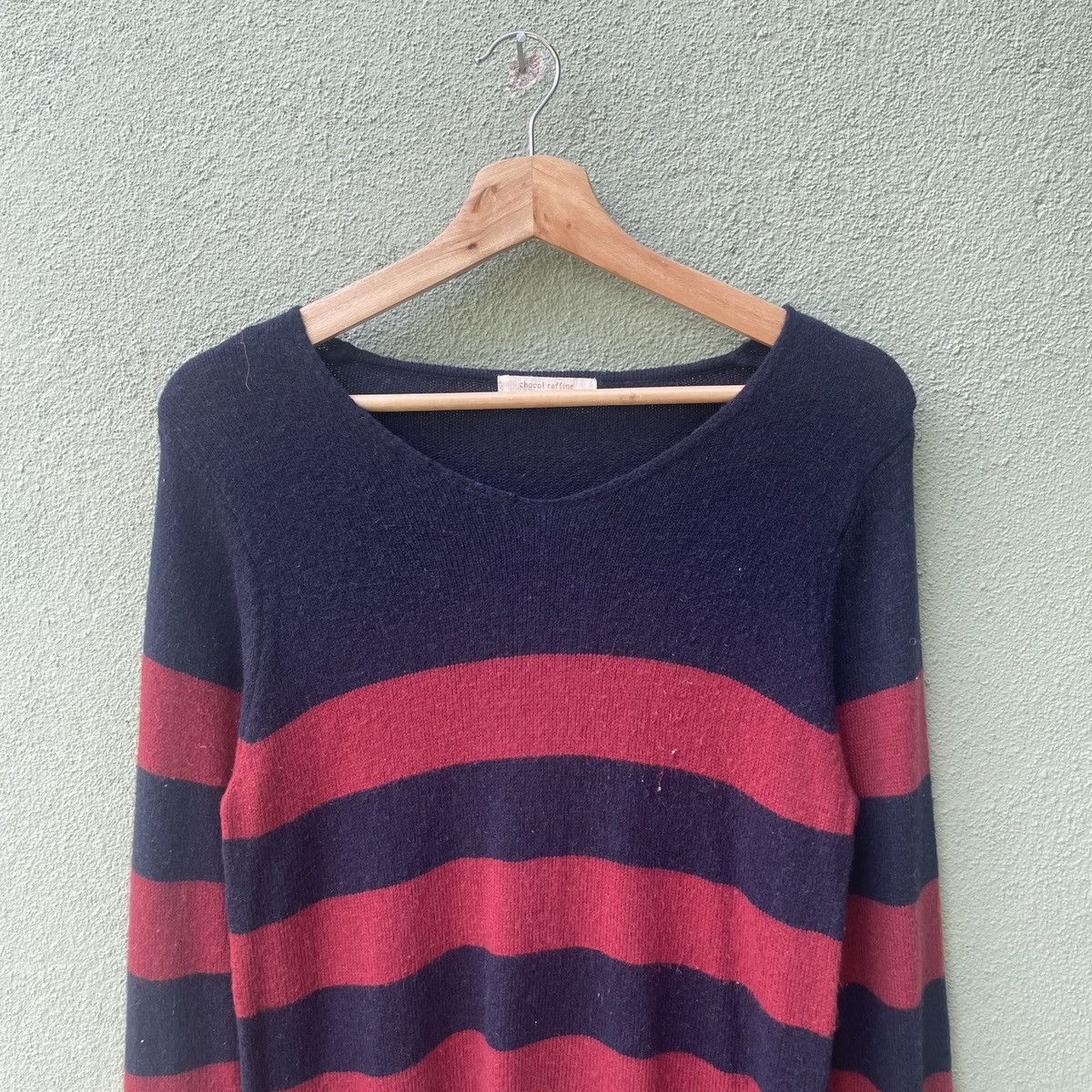 Aran Isles Knitwear Vintage Chocol Raffine Striped Knitwear Jumper Size US XS / EU 42 / 0 - 3 Thumbnail