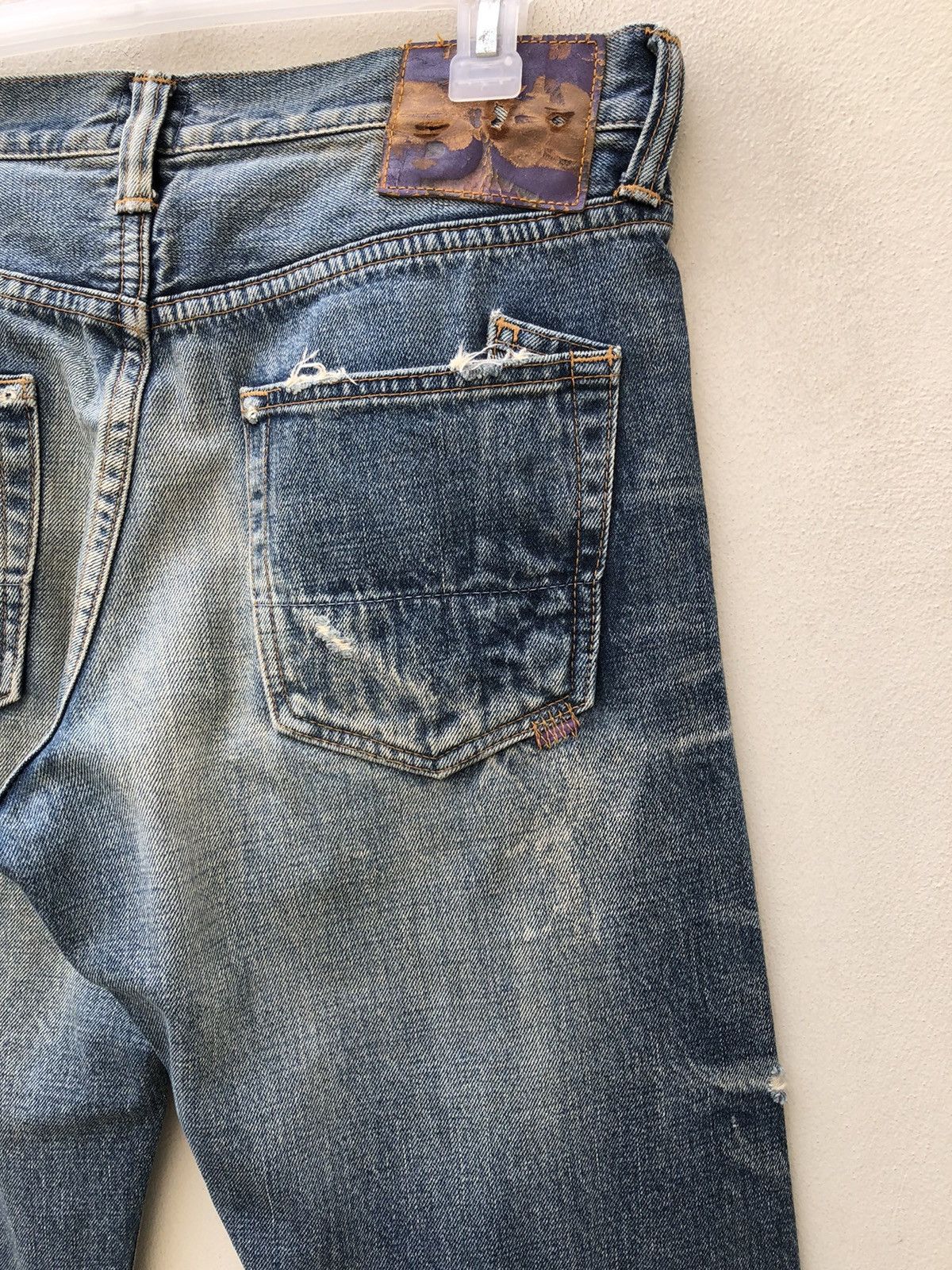 Prps Vintage PRPS Distressed Denim Painter Jeans Size US 30 / EU 46 - 18 Thumbnail