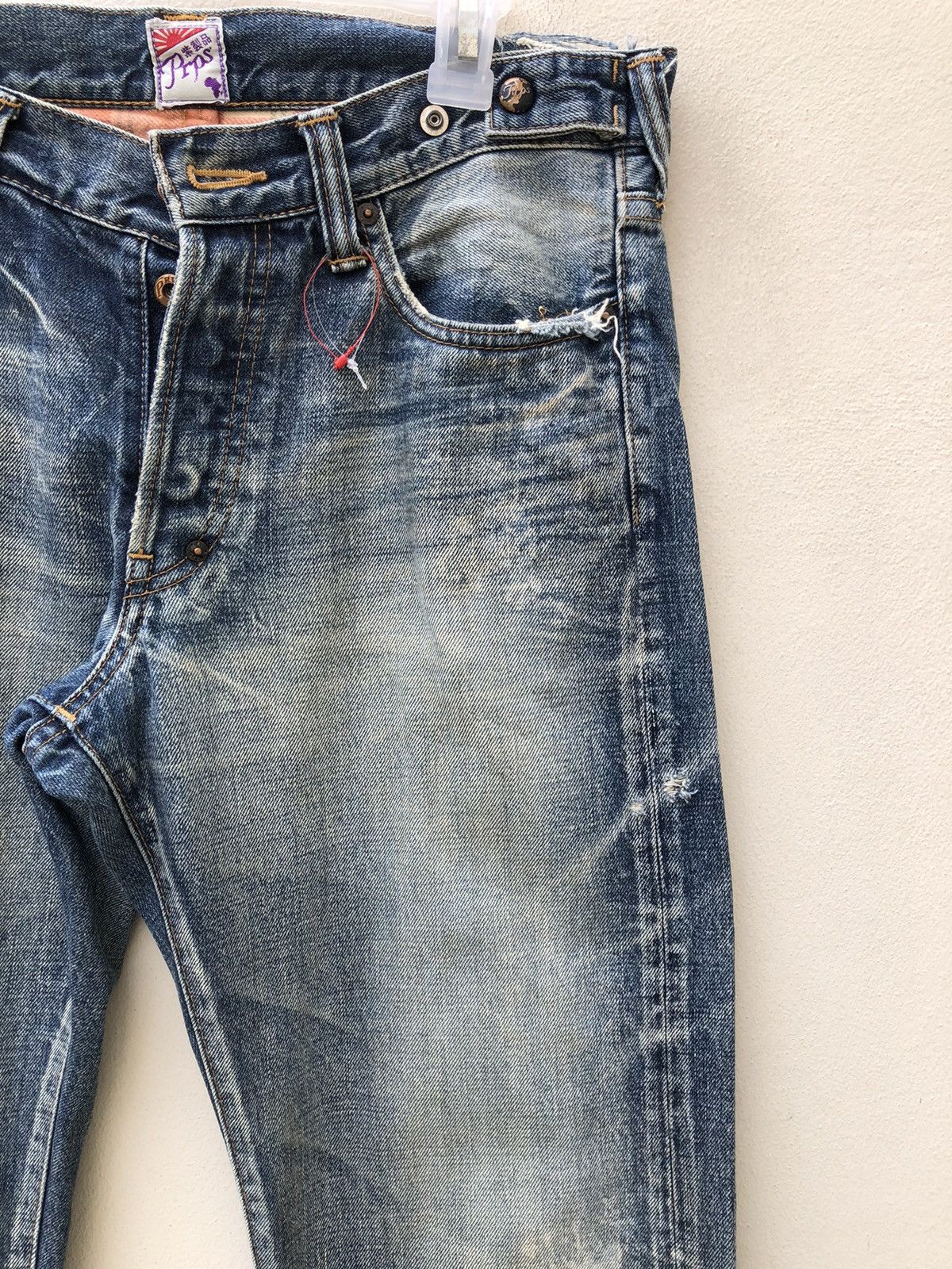 Prps Vintage PRPS Distressed Denim Painter Jeans Size US 30 / EU 46 - 10 Thumbnail