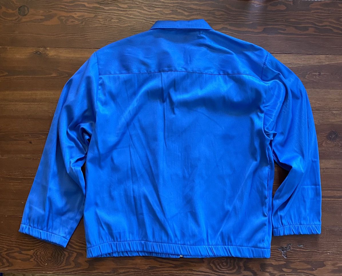 Haband Vintage 90’s Haband Blue Sateen Zip Up Light Jacket Size US L / EU 52-54 / 3 - 7 Thumbnail
