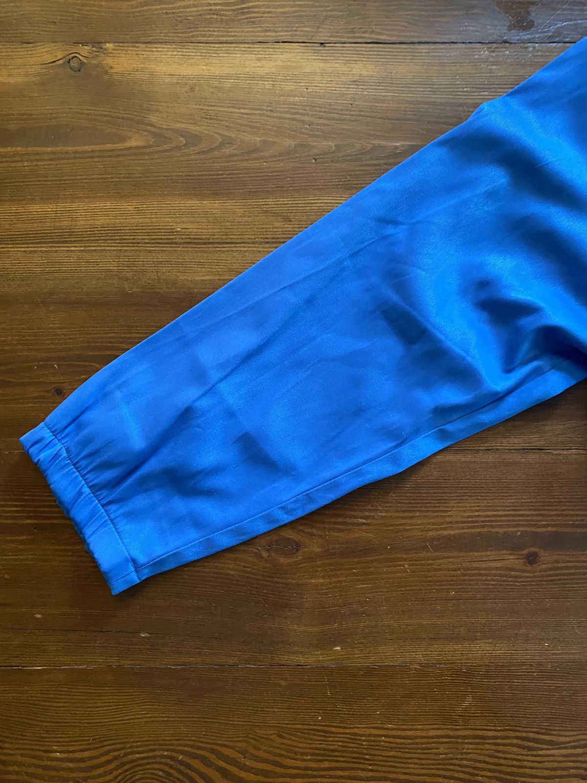 Haband Vintage 90’s Haband Blue Sateen Zip Up Light Jacket Size US L / EU 52-54 / 3 - 10 Thumbnail