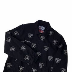 Supreme Nfl Raiders Embroidered Harringbone Jacket | Grailed