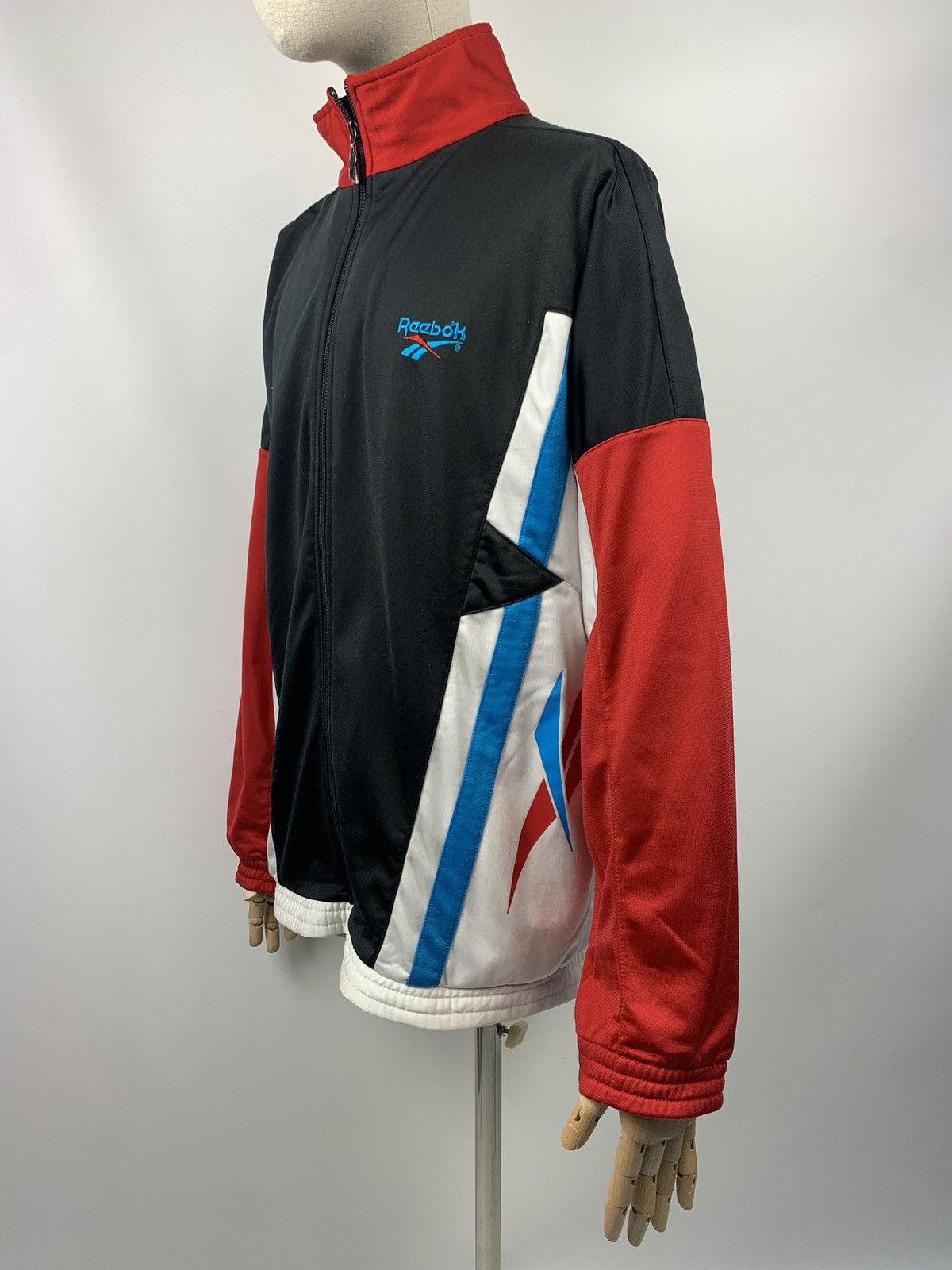 Reebok VTG Reebok men’s full zip track top jacket size L Size US L / EU 52-54 / 3 - 1 Thumbnail