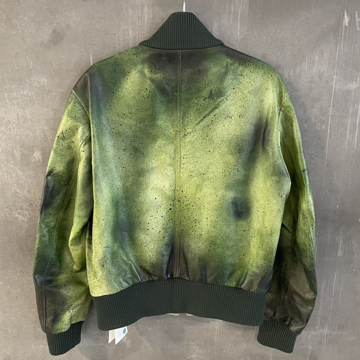 Calvin Klein 205W39NYC × Raf Simons RARE 1:1 CK Green Paint Splatter Bomber Jacket Size US S / EU 44-46 / 1 - 5 Thumbnail