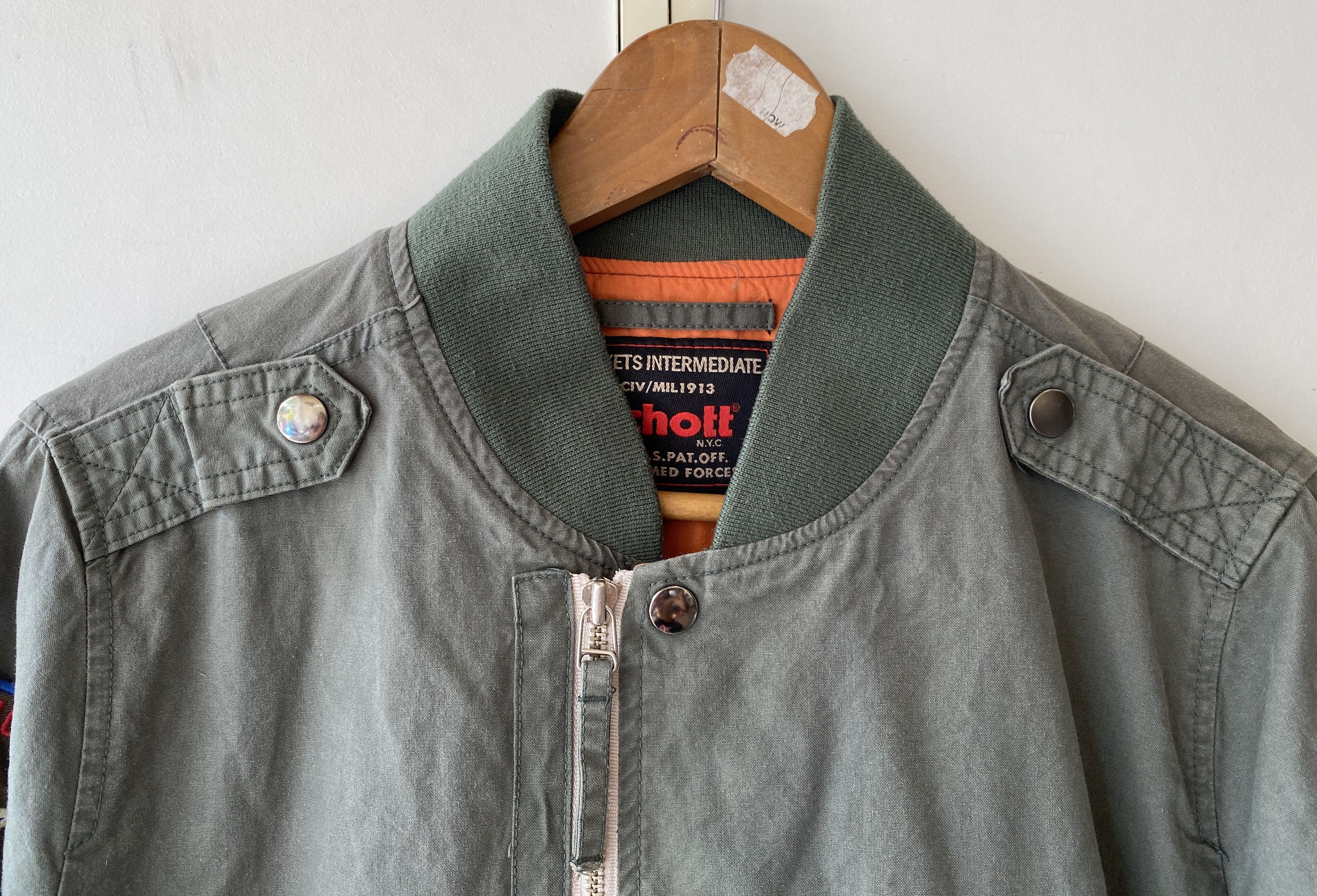 Schott SCHOTT BOMBER STYLE JACKET Size US M / EU 48-50 / 2 - 2 Thumbnail