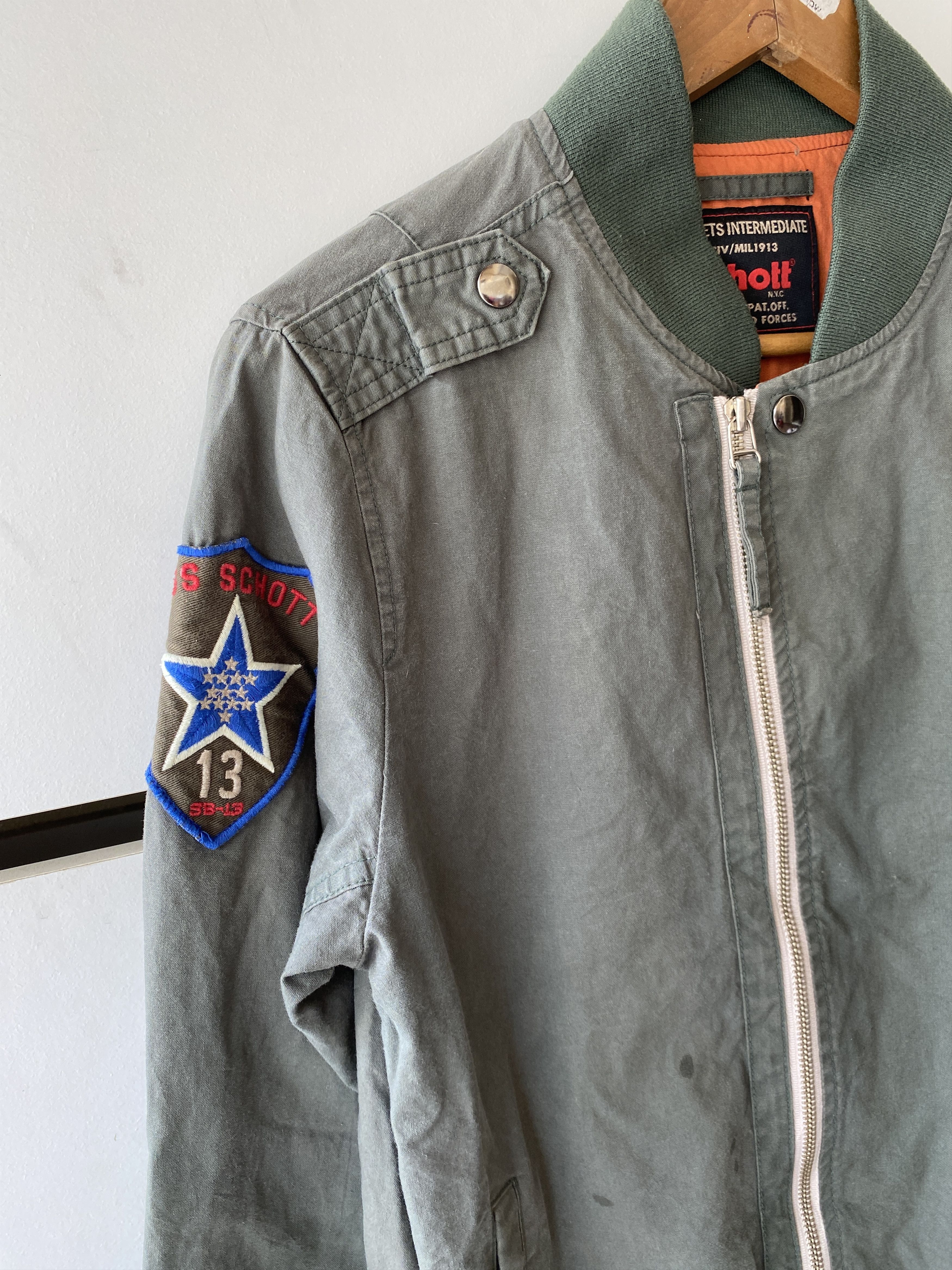 Schott SCHOTT BOMBER STYLE JACKET Size US M / EU 48-50 / 2 - 3 Thumbnail