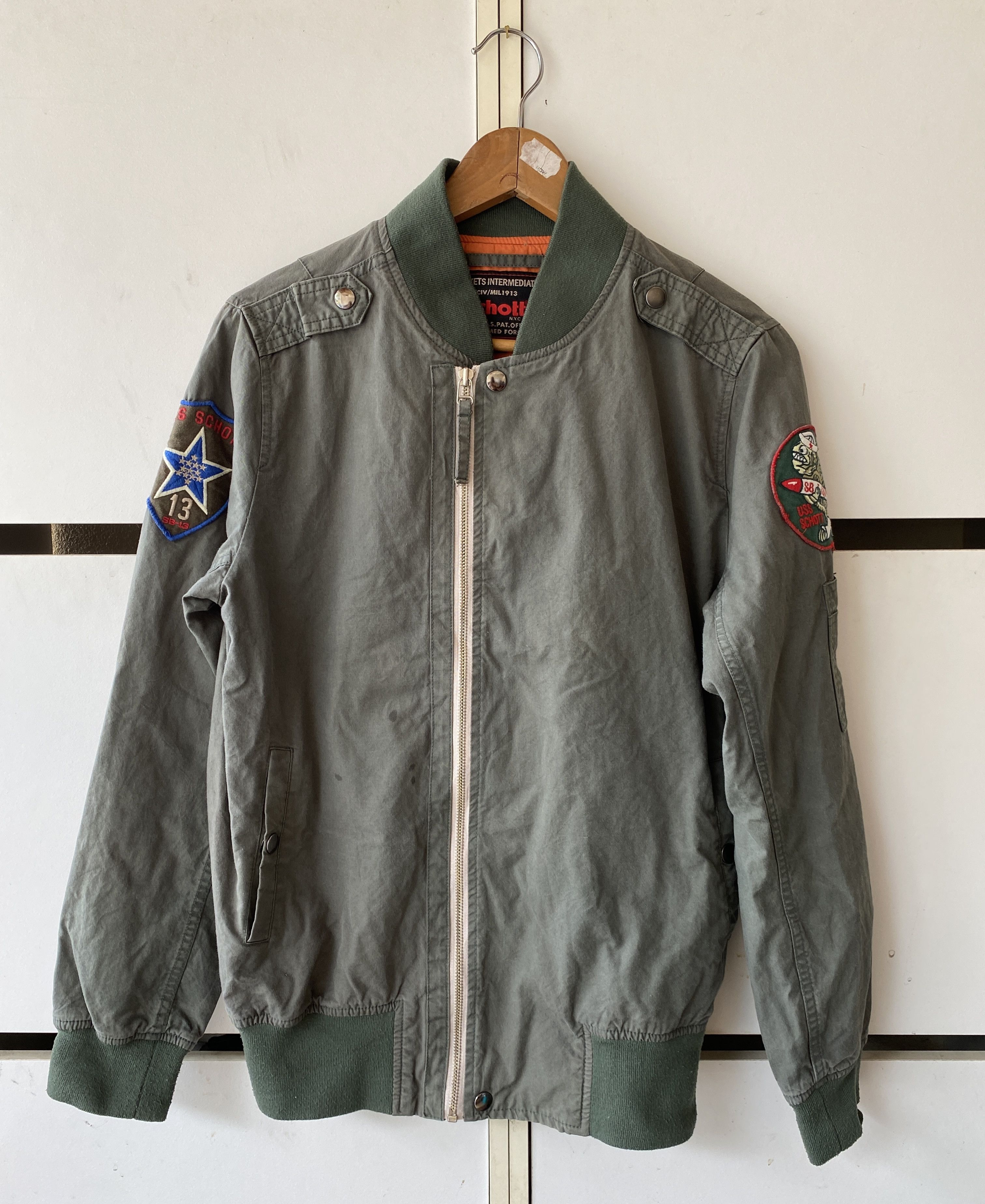Schott SCHOTT BOMBER STYLE JACKET Size US M / EU 48-50 / 2 - 1 Thumbnail