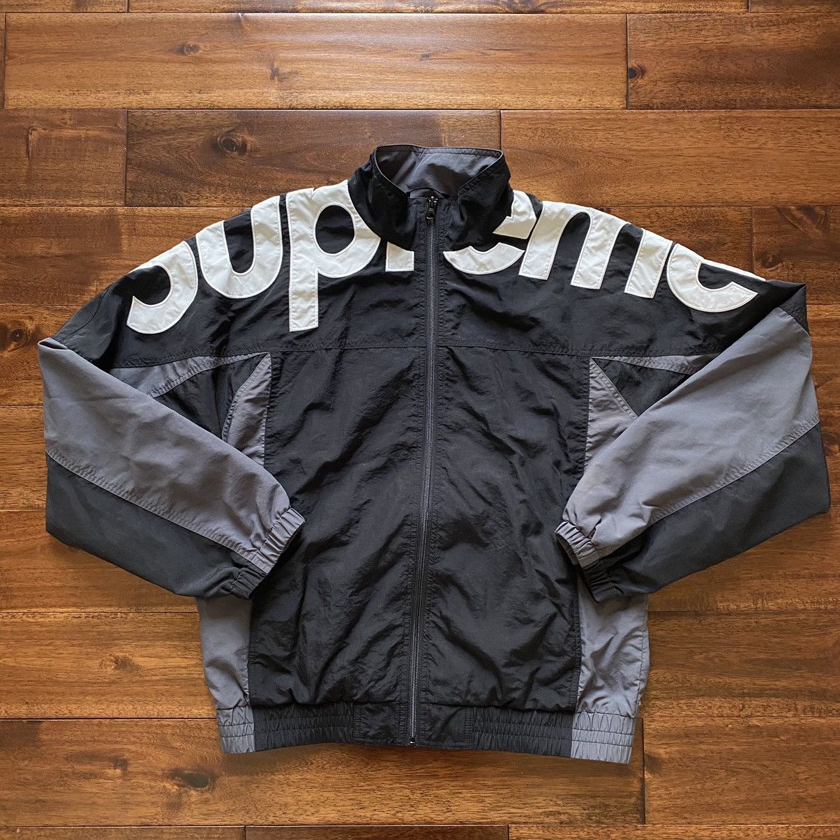 Supreme Shoulder logo track jacket | Grailed