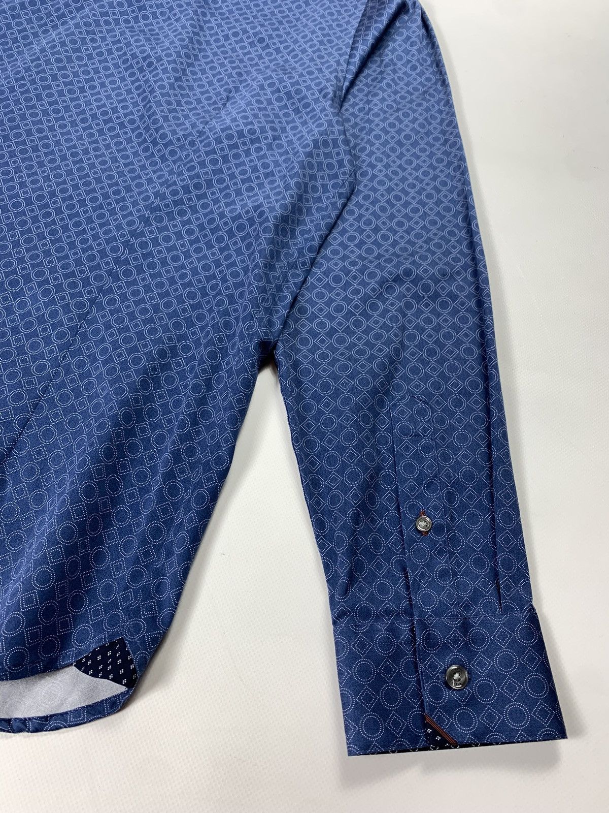 Ted Baker BNWT Ted Baker geometric pattern long sleeve shirt size 5 Size US XL / EU 56 / 4 - 5 Thumbnail