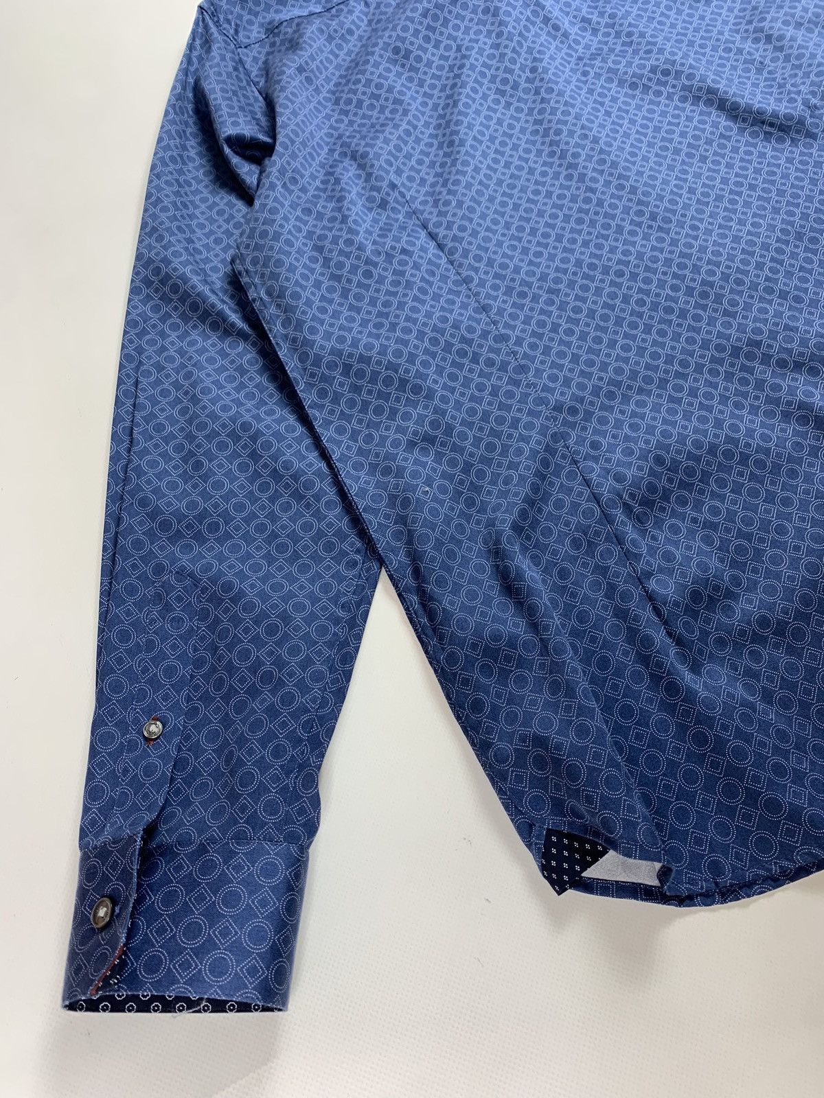 Ted Baker BNWT Ted Baker geometric pattern long sleeve shirt size 5 Size US XL / EU 56 / 4 - 6 Thumbnail
