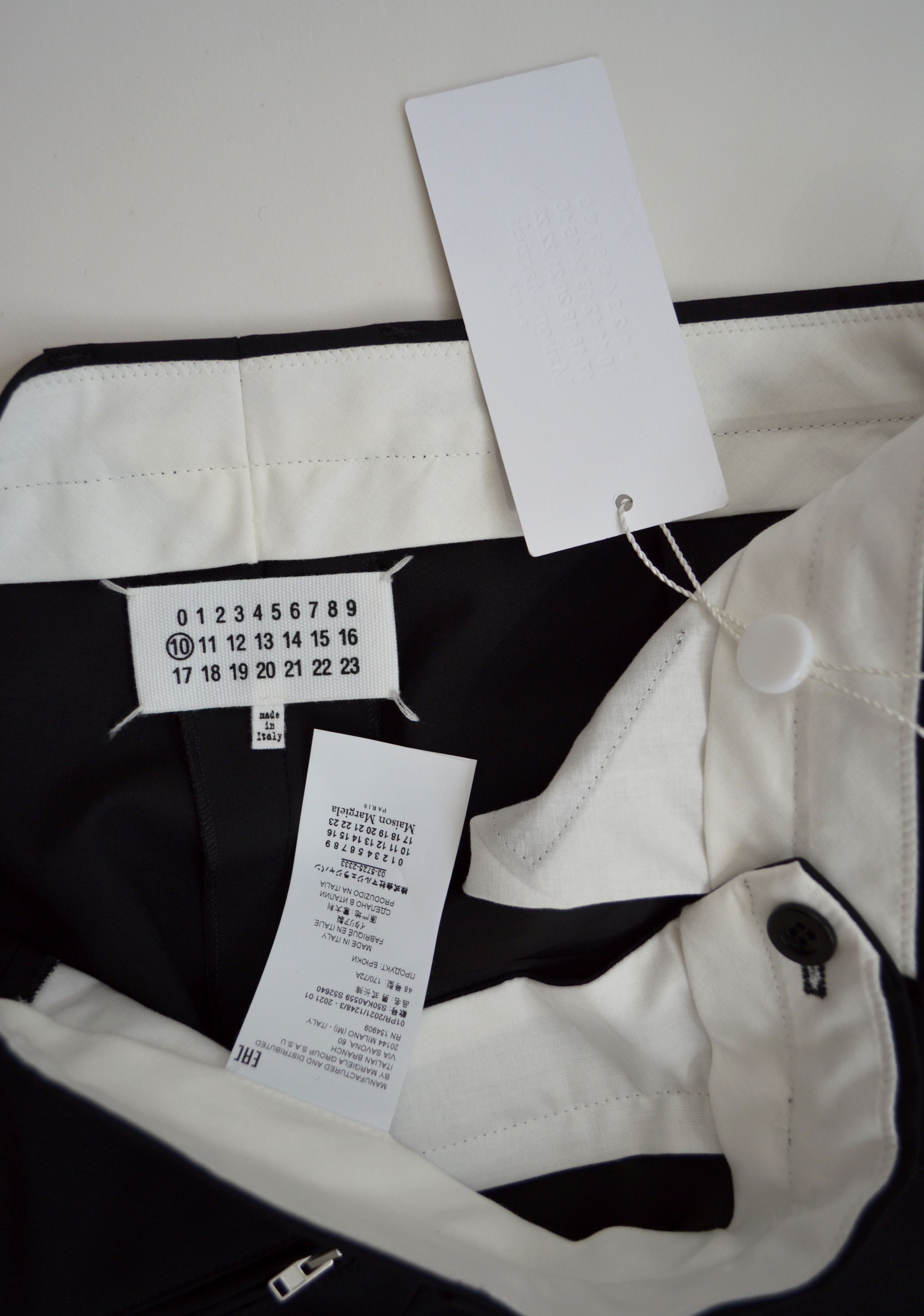 Maison Margiela S/S 20 Zip Pocket Wool Trousers Size US 30 / EU 46 - 3 Thumbnail
