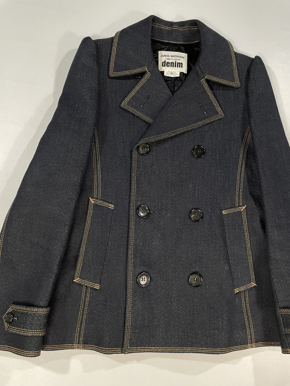 Comme des Garcons Junya Watanabe Comme Des garçon Denim Blazer Size 34S - 4 Thumbnail