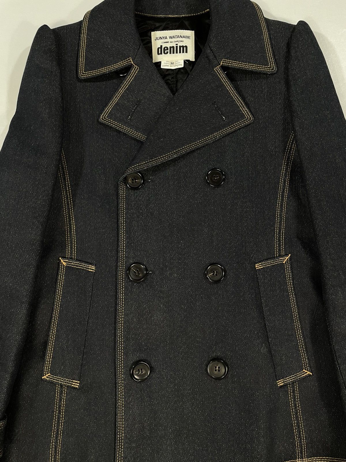 Comme des Garcons Junya Watanabe Comme Des garçon Denim Blazer Size 34S - 6 Thumbnail
