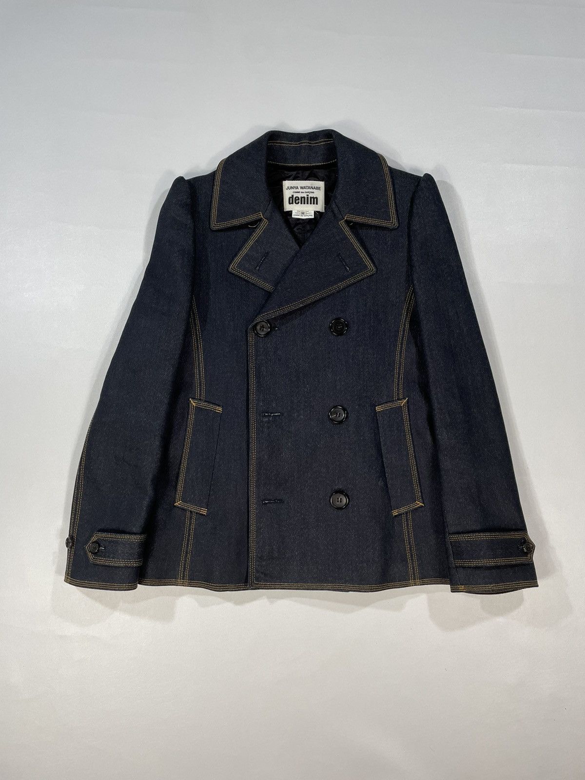 Comme des Garcons Junya Watanabe Comme Des garçon Denim Blazer Size 34S - 10 Thumbnail
