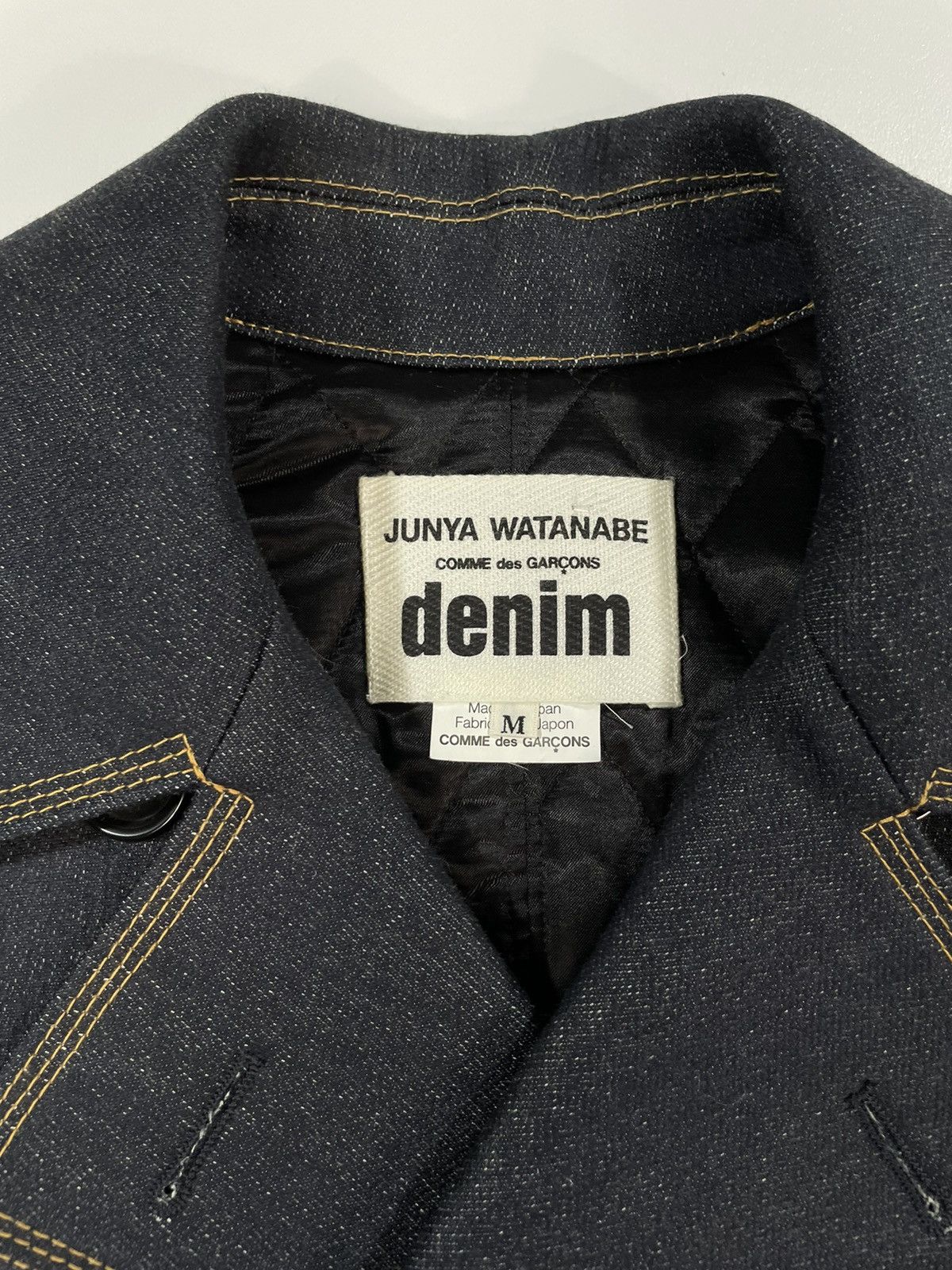 Comme des Garcons Junya Watanabe Comme Des garçon Denim Blazer Size 34S - 5 Thumbnail