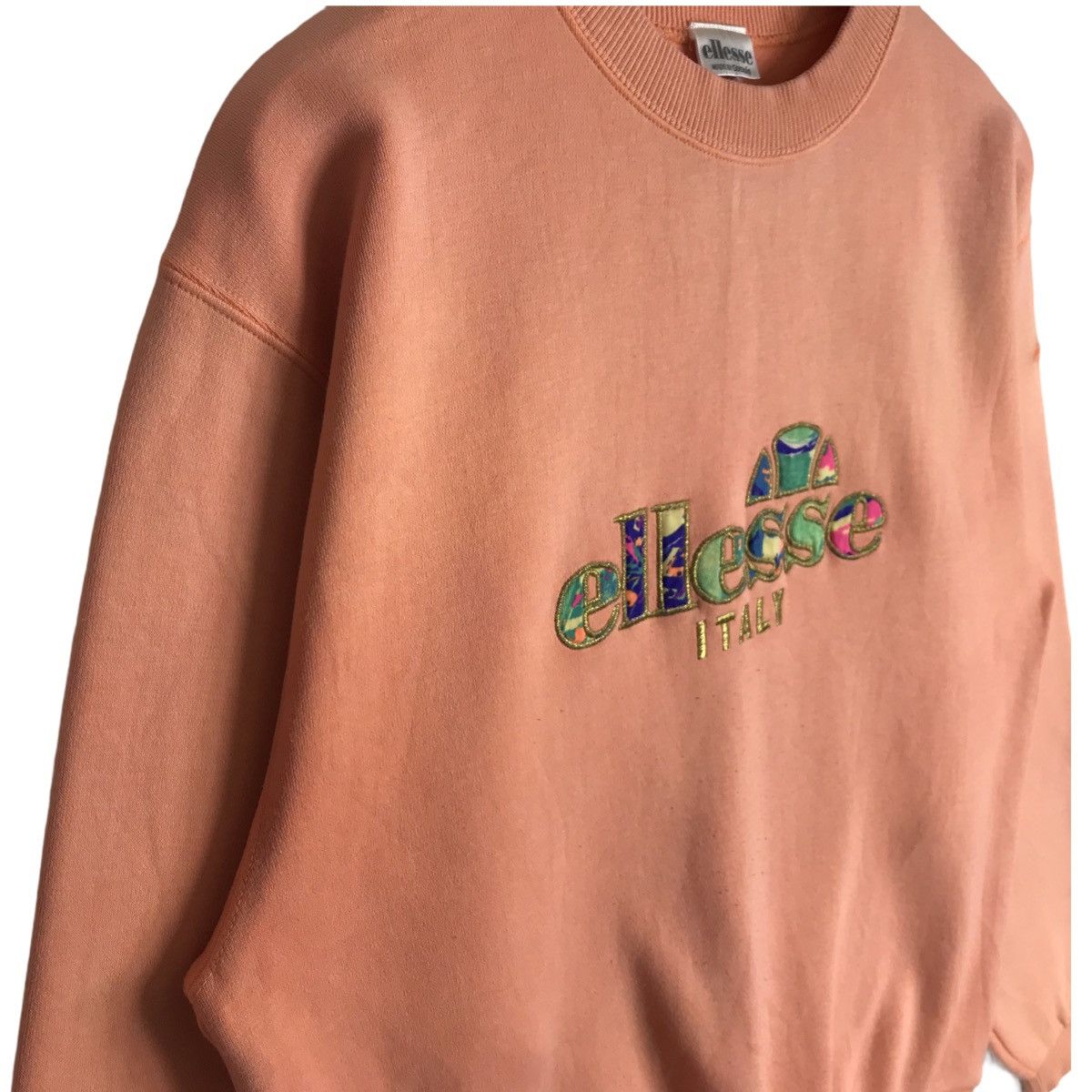 Ellesse × Goldwin Vintage 90s ELLESSE Italy Spell Out Embroidery Sweatshirt Size US L / EU 52-54 / 3 - 3 Thumbnail